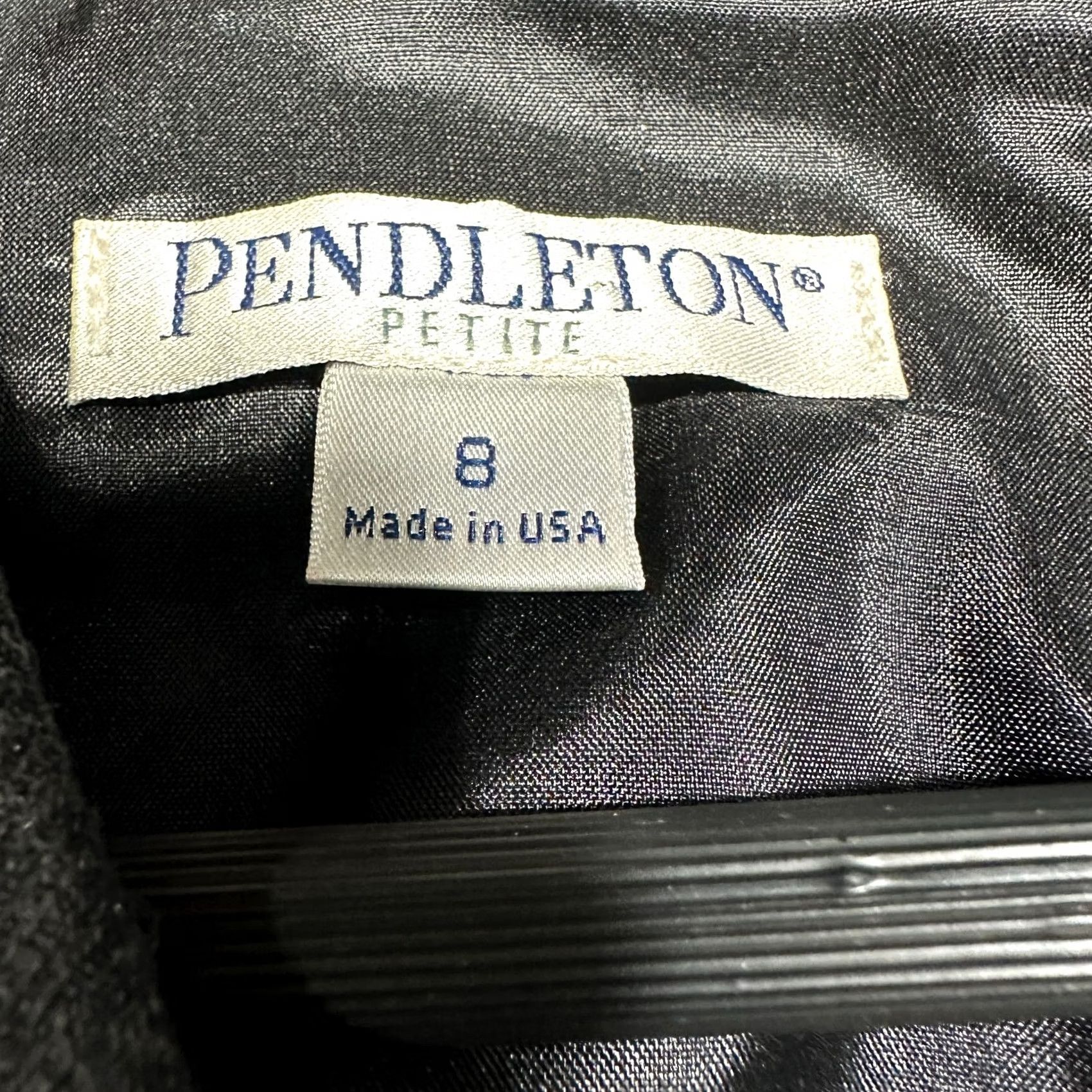 Pendleton Pendleton Dress Womens 8P Gray Wool Midi Shift 3/4 Sleeve Lined Zip Back Vintage No Size M / US 6-8 / IT 42-44 - 5 Thumbnail