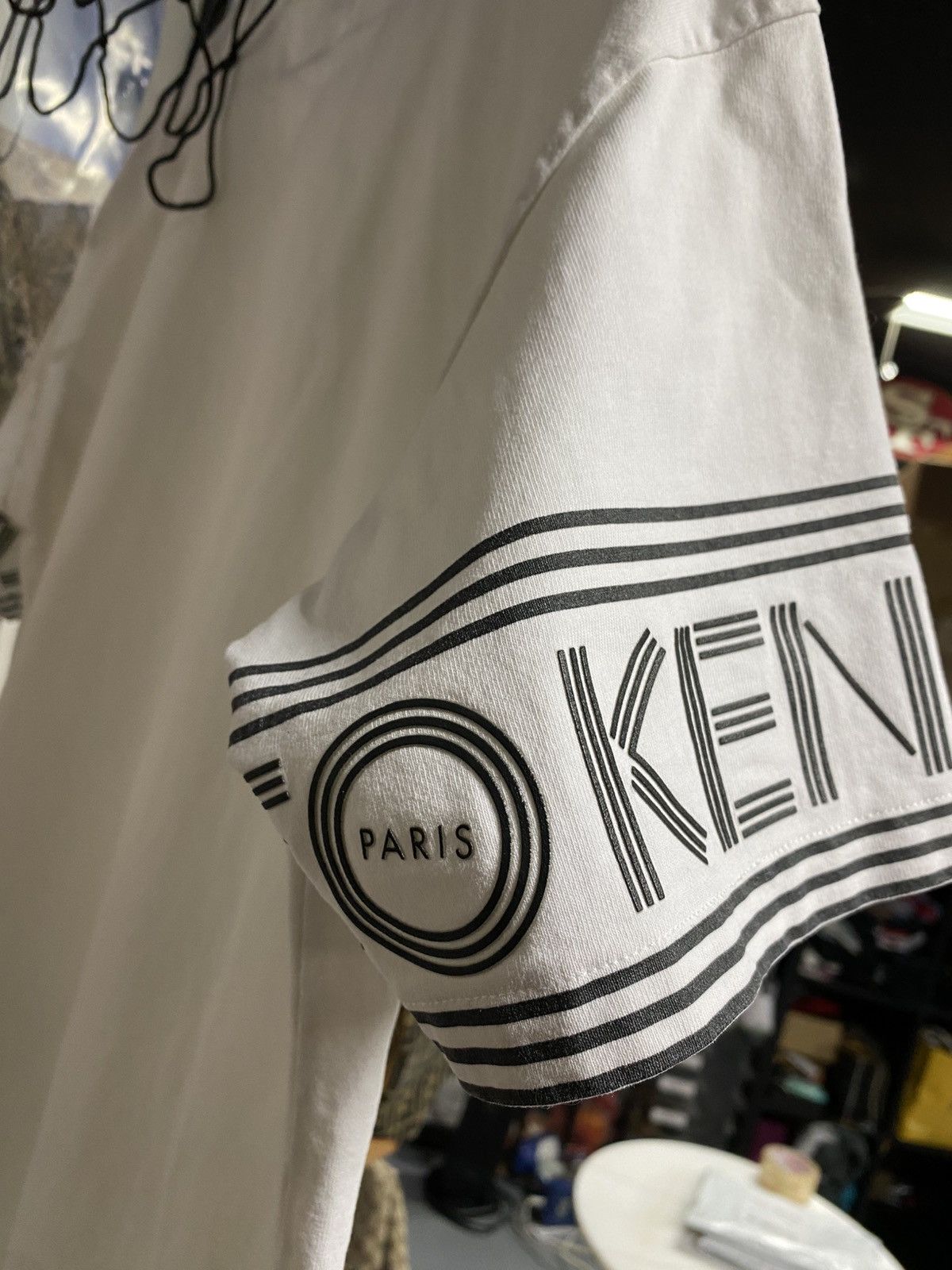 Kenzo Kenzo Paris White T-Shirt Preowned Men’s Medium Size US M / EU 48-50 / 2 - 4 Thumbnail