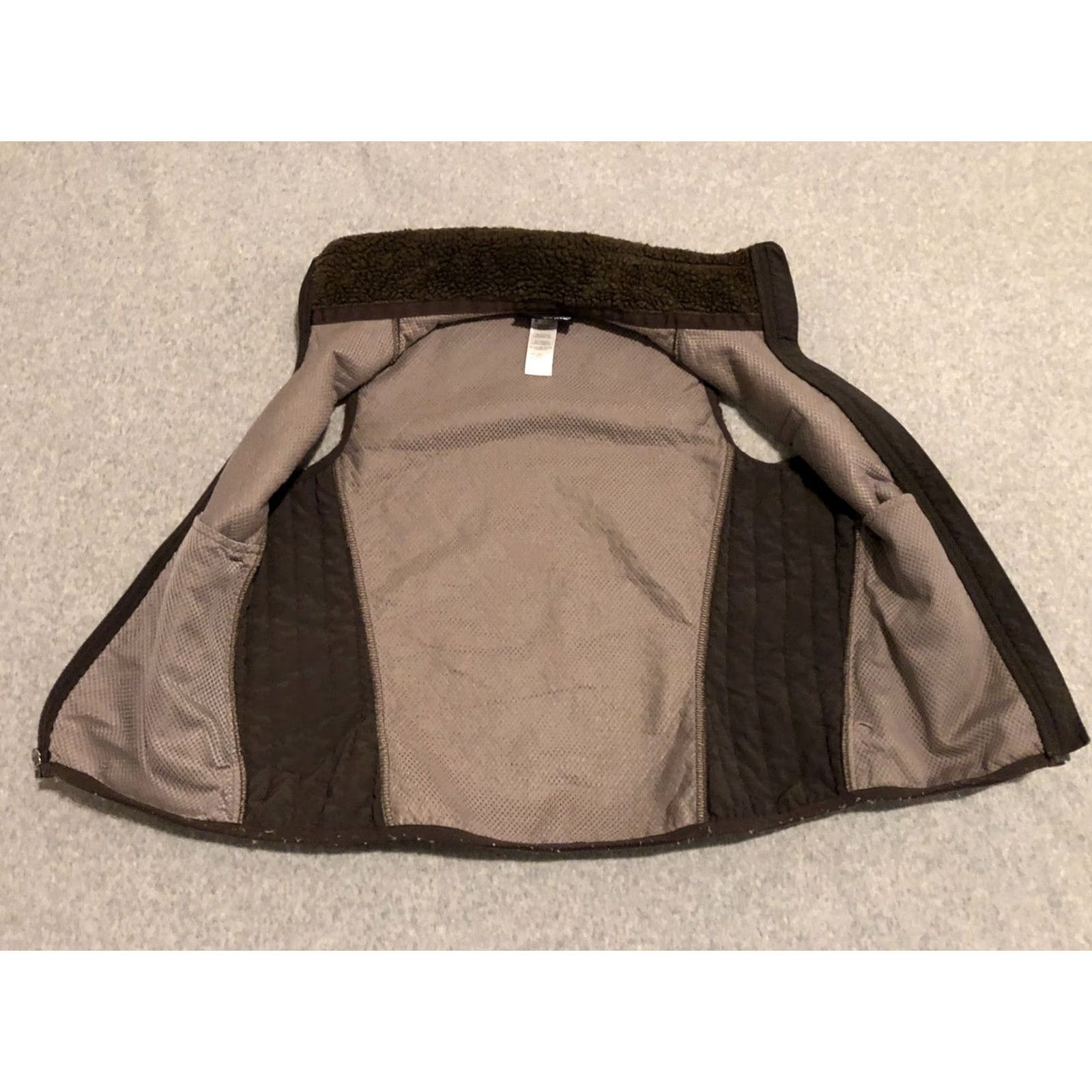 Patagonia Patagonia Vest Fleece Full Zip Brown Womens Small Sherpa Deep Pile Jacket Vest, Brown, S Size S / US 4 / IT 40 - 2 Thumbnail