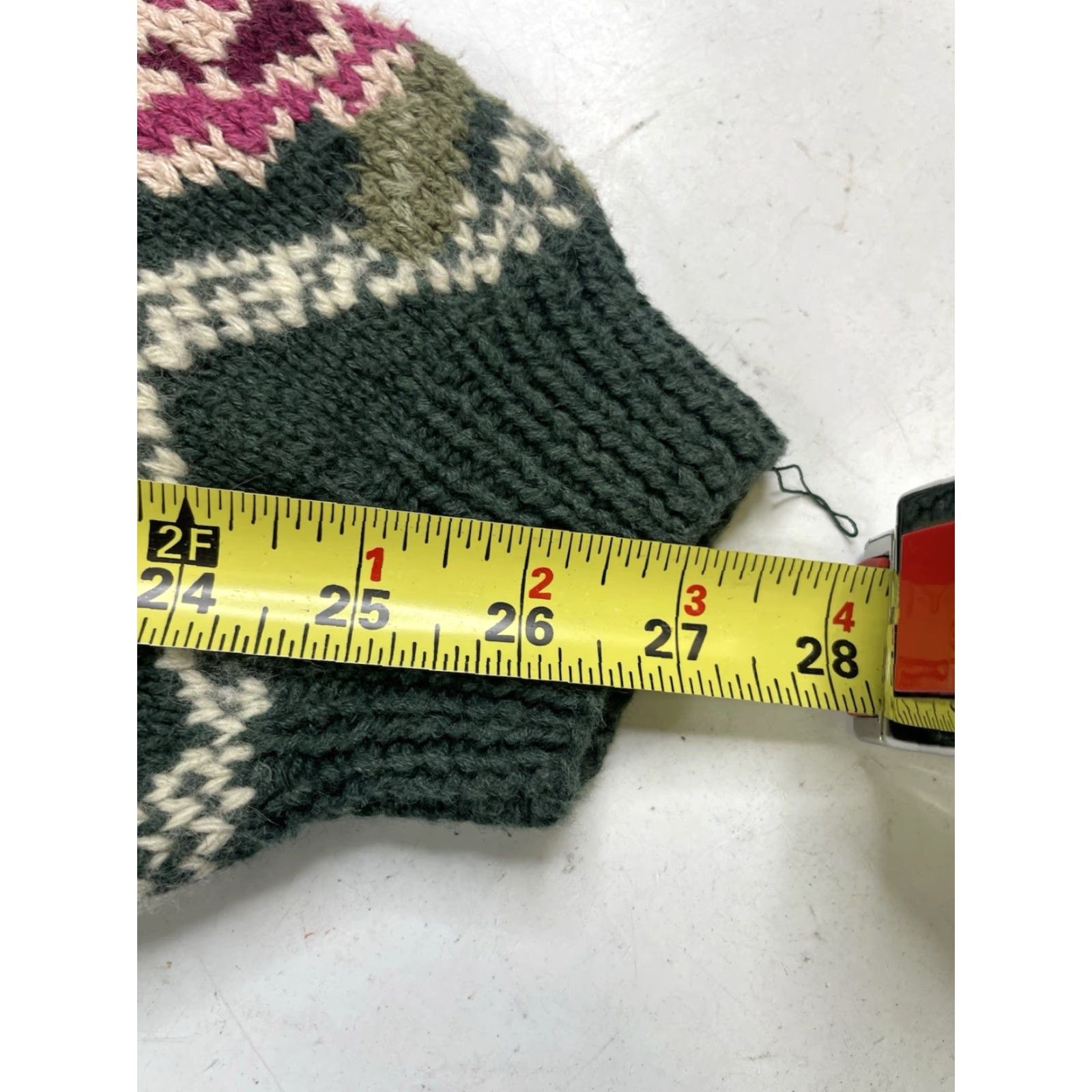 Vintage VINTAGE Pappagallo Rose Sweater Womens Size L Green Cotton Blend Knit Pullover Heavyweight Retro Size L / US 10 / IT 46 - 5 Thumbnail