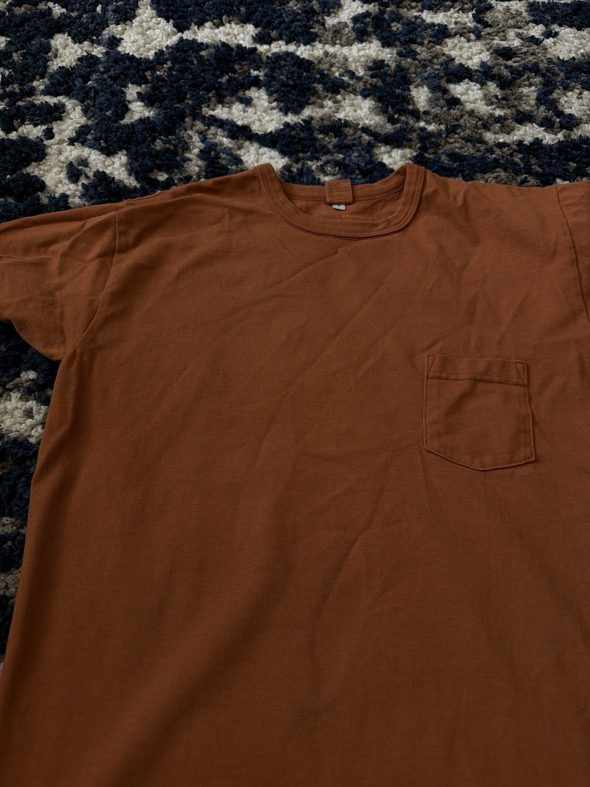 3sixteen pocket tee T shirt Burnt Orange short sleeve