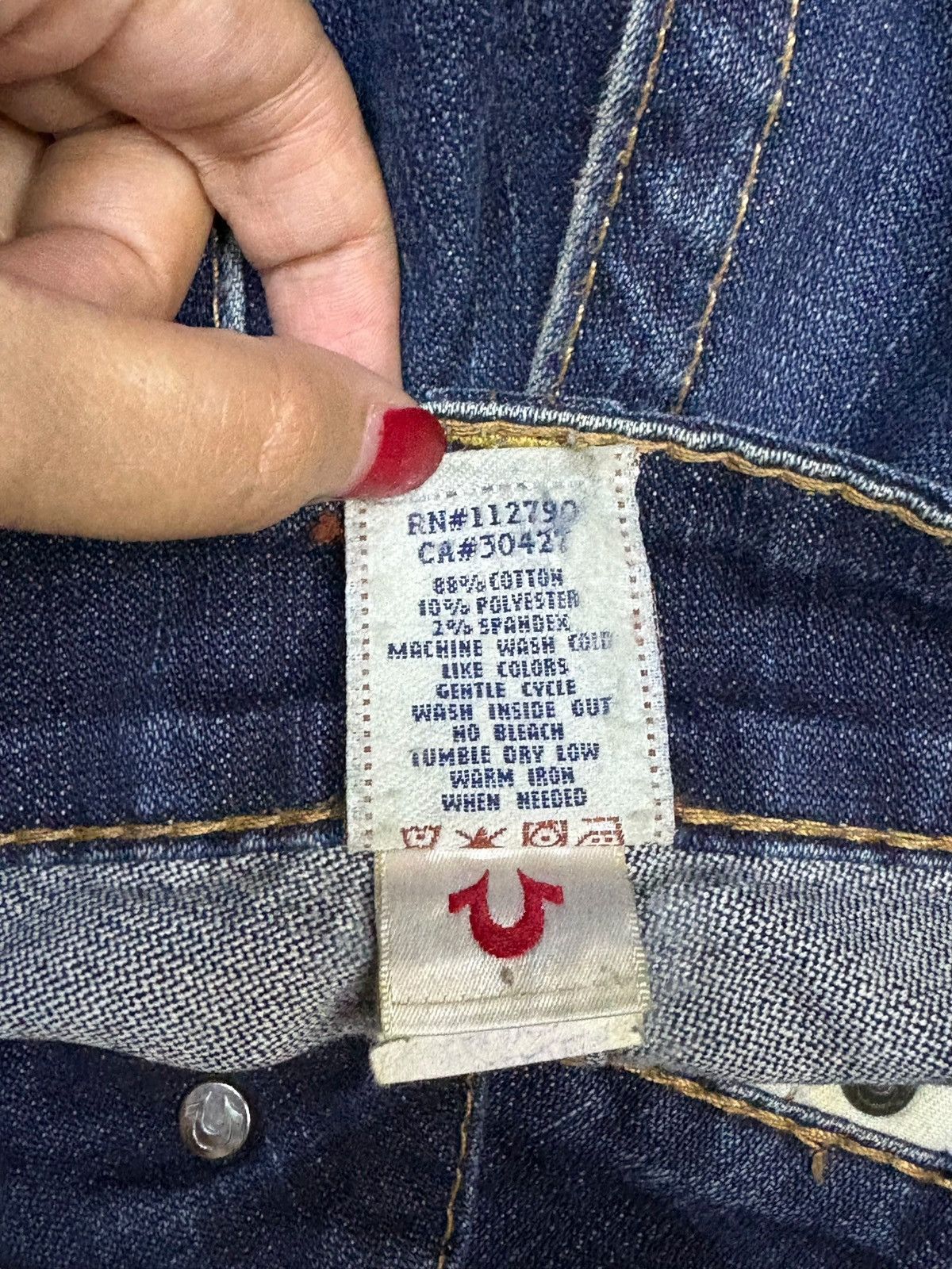 True Religion Vintage True Religion Blue Wash Skinny Fit Jeans Size 30" / US 8 / IT 44 - 11 Thumbnail