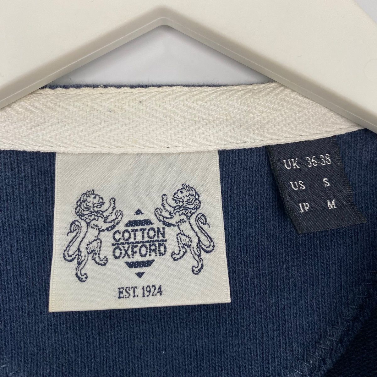 Vintage Vintage Cotton Oxford Made In Japan Pullover Blue Size M Size US M / EU 48-50 / 2 - 10 Thumbnail