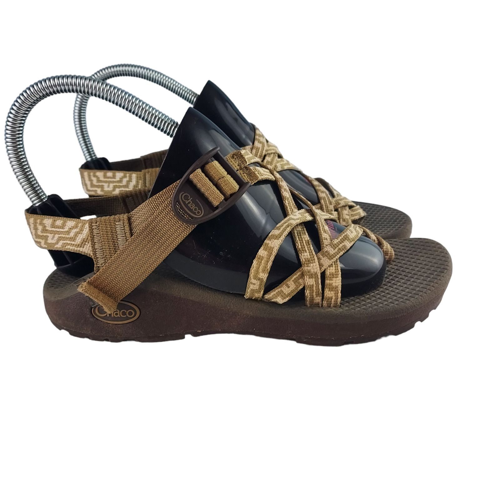 Chaco Chaco Womens 6 Brown ZCloud X2 Kelp Knit Sandal J105562 Geom