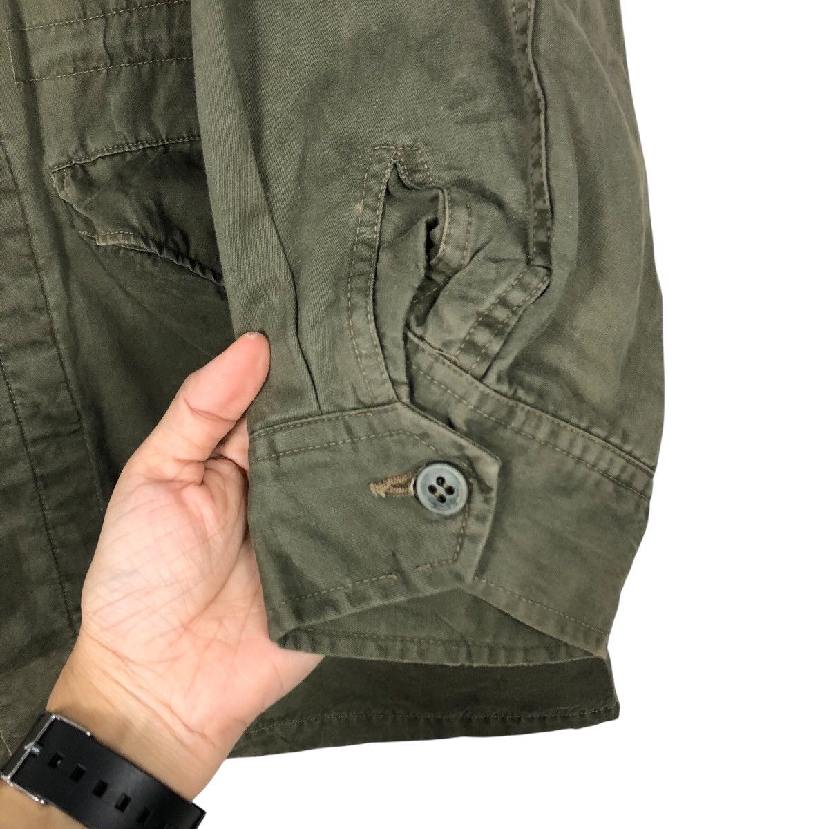 Vintage 📌Vintage Chore Work Military Jacket Buzz Rickson's Size US M / EU 48-50 / 2 - 16 Thumbnail