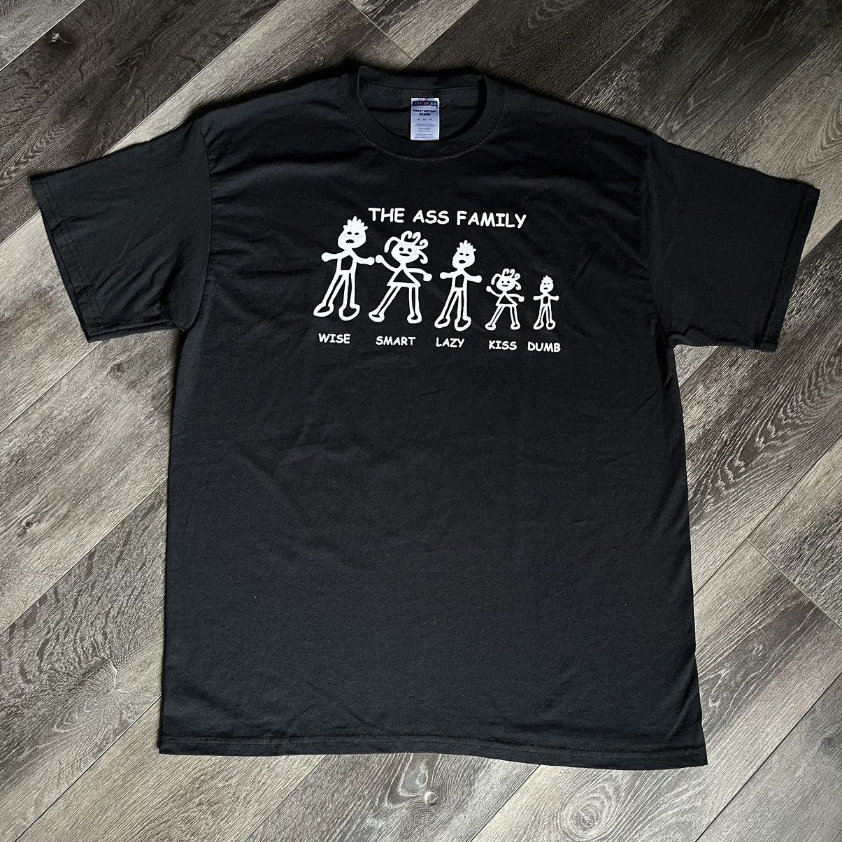 Vintage Vintage 2000s The Ass Family Tree Humor Funny Graphic Tee Size US XL / EU 56 / 4 - 2 Thumbnail