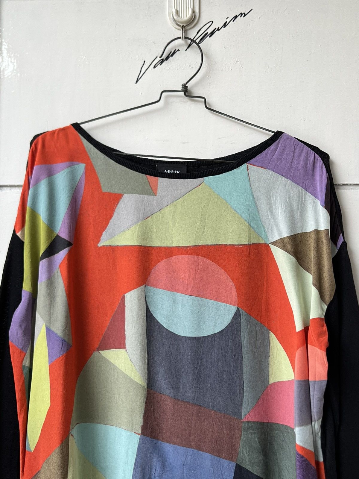 Akris AKRIS Abstract Motive T-shirt Size L / US 10 / IT 46 - 11 Thumbnail