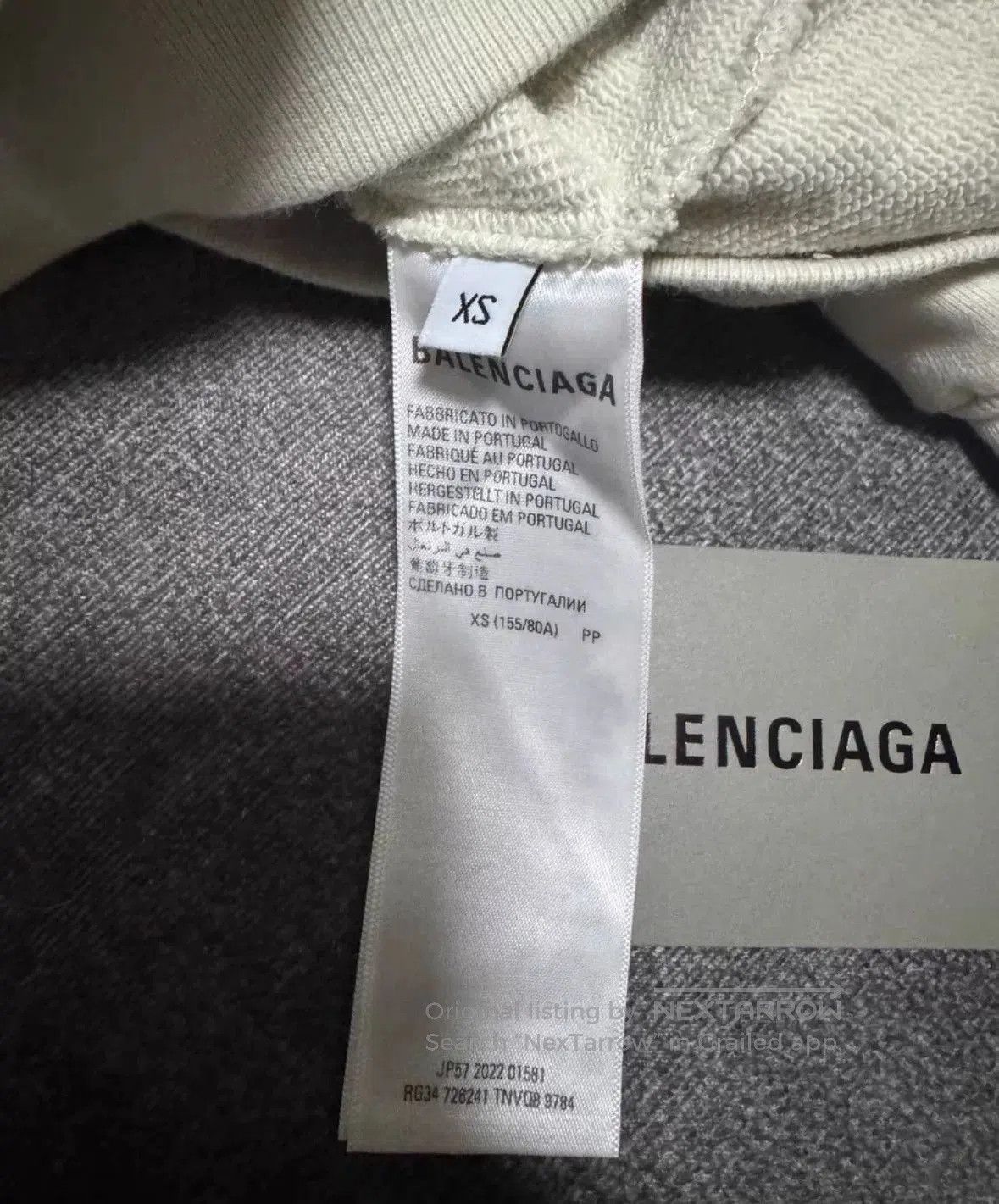 Balenciaga Balenciaga Logo Print Hoodie XS. Size US XS / EU 42 / 0 - 4 Thumbnail
