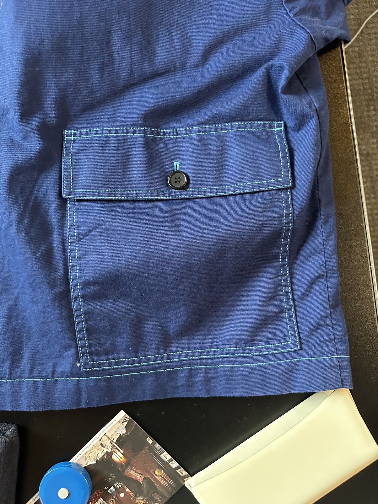 Marni × Uniqlo RARE MARNI X UNIQLO BLUE CHORE JACKET Size US L / EU 52-54 / 3 - 8 Thumbnail
