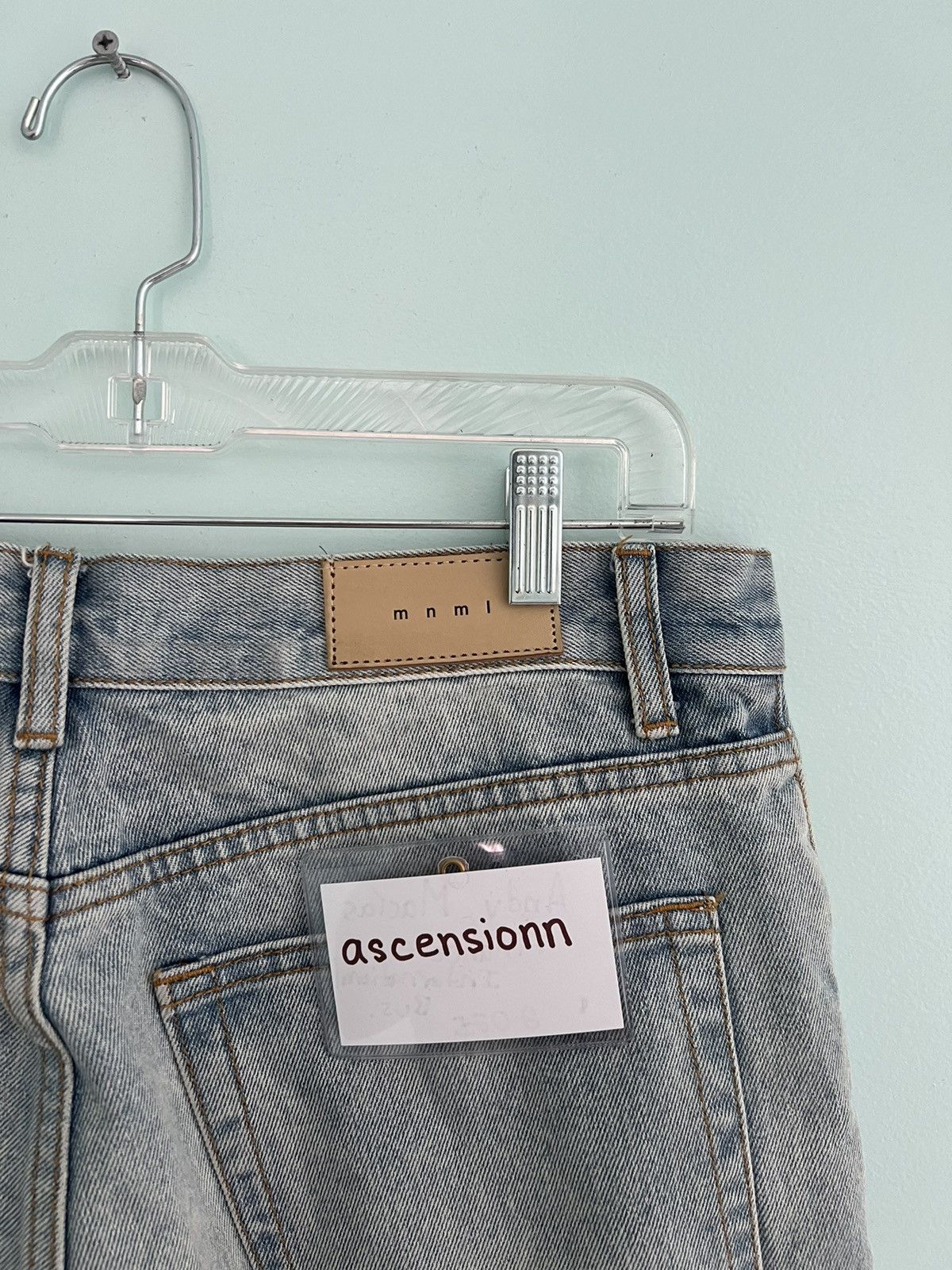 MNML mnml jeans stacked blue Size US 33 - 4 Thumbnail