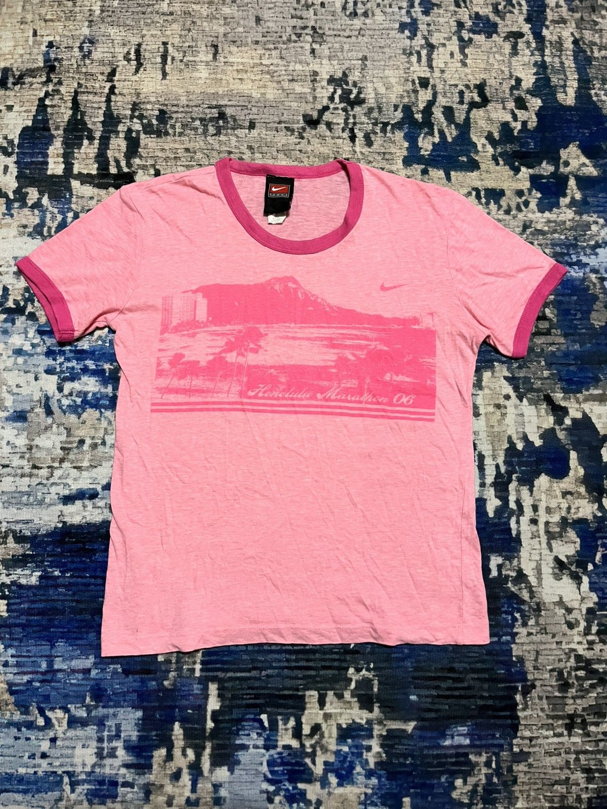 Nike 🔥Vintage Nike Team Honolulu Marathon Ringer Tee 90s Size US XS / EU 42 / 0 - 1 Thumbnail