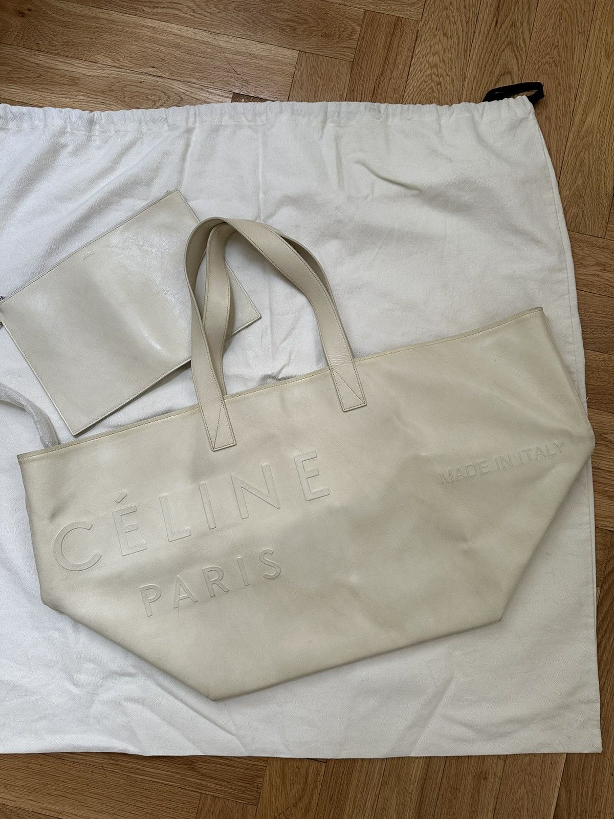 Celine Old Celine Phoebe Philo Made in Tote bag Size ONE SIZE - 2 Thumbnail