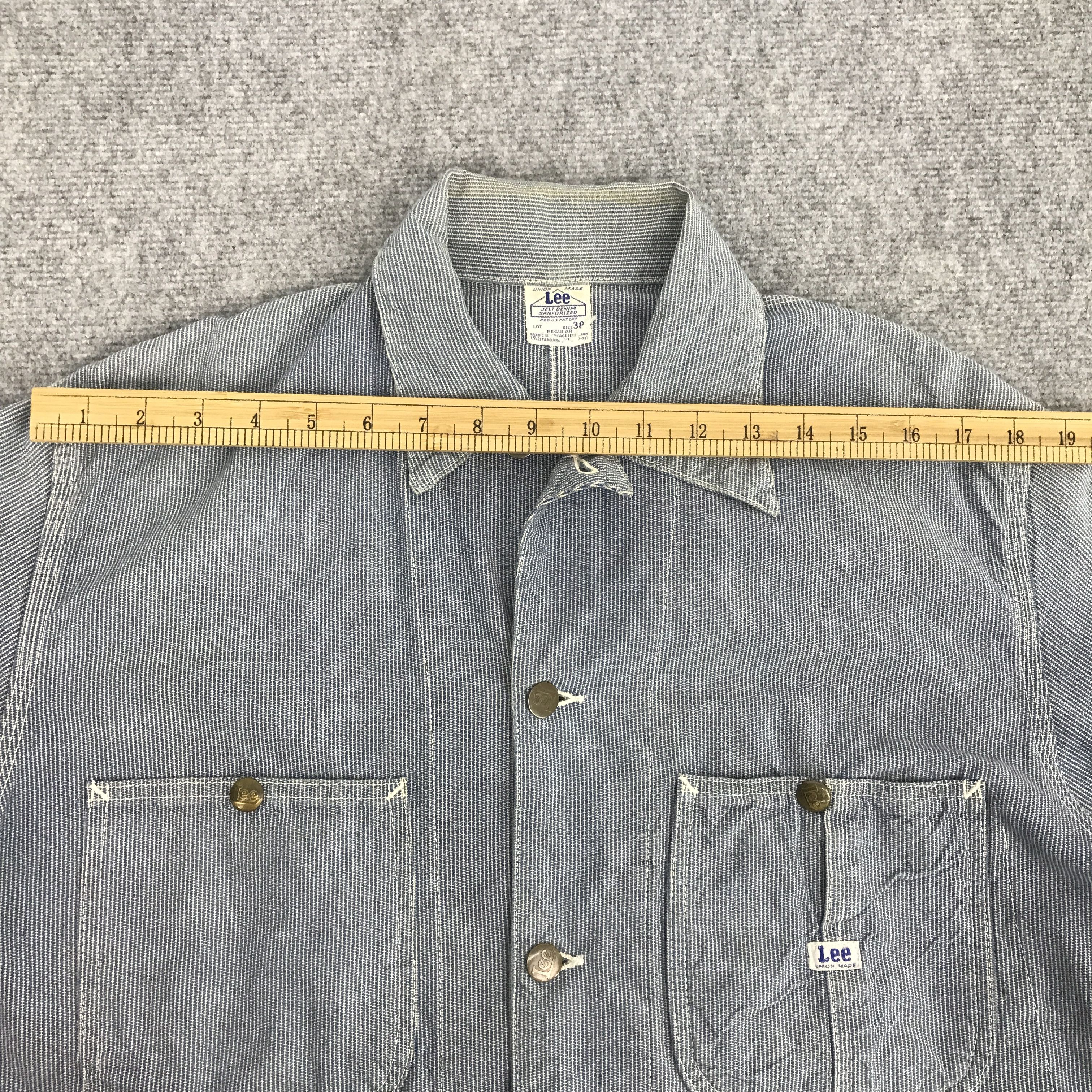 Japanese Brand × Lee Rare lee Striped Button Up denim jacket Size US M / EU 48-50 / 2 - 5 Thumbnail