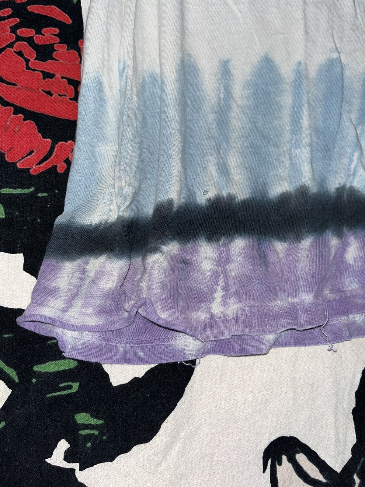 Unsound Rags Crazy Y2K Faded Thrashed Distressed ERD Grunge Skater Tee Size US XXL / EU 58 / 5 - 6 Thumbnail