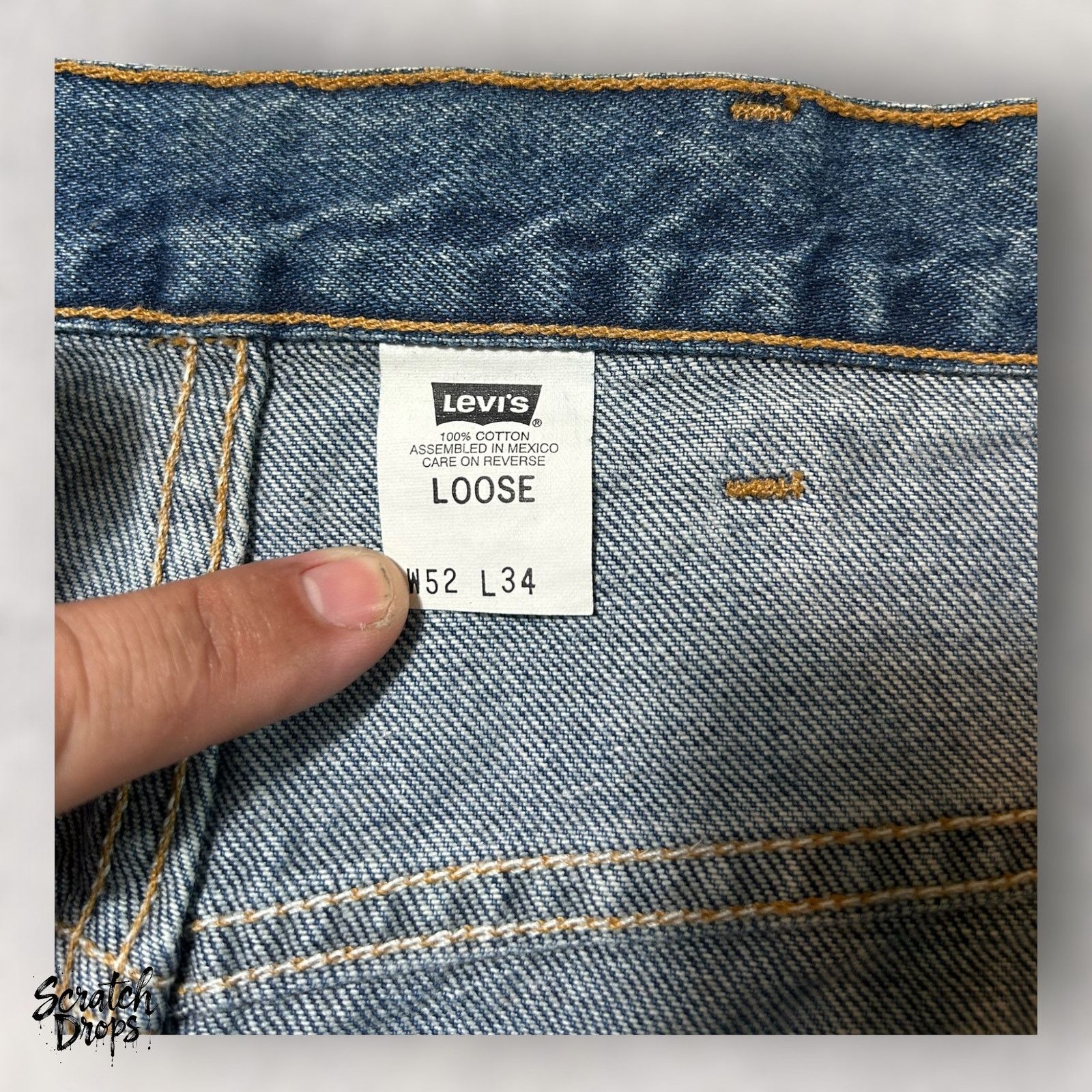 Levi's Vintage Levi's Signature 545 Men's Jeans Deadstock W52 L34 Size US 38 / EU 54 - 5 Thumbnail