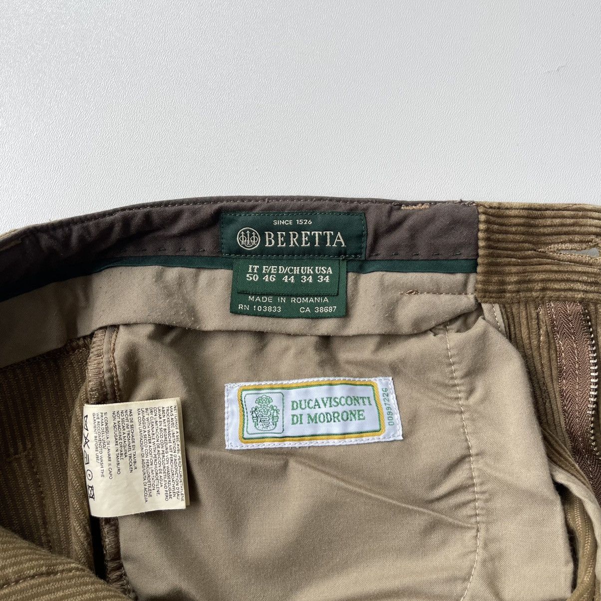 Beretta Beretta Corduroy Duca Visconti Di Modrone Chino Pants Brown Size US 34 / EU 50 - 9 Thumbnail