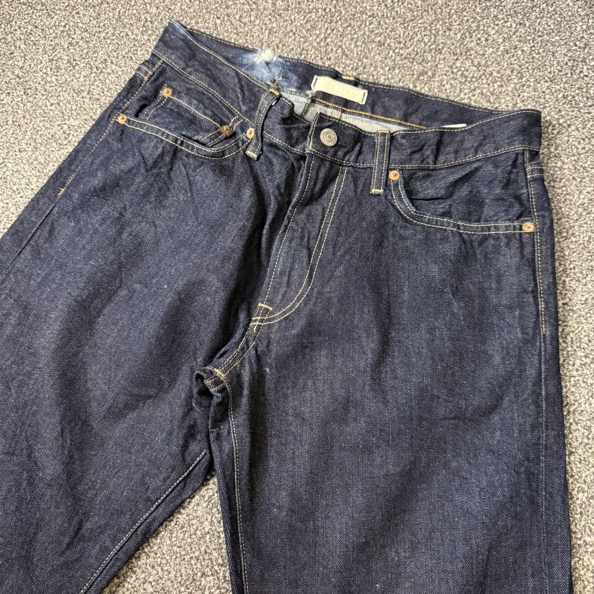 Undercover × Uniqlo 🔥🇯🇵 Japanese Kaihara Denim Uniqlo UJ Distressed Size US 32 / EU 48 - 3 Thumbnail