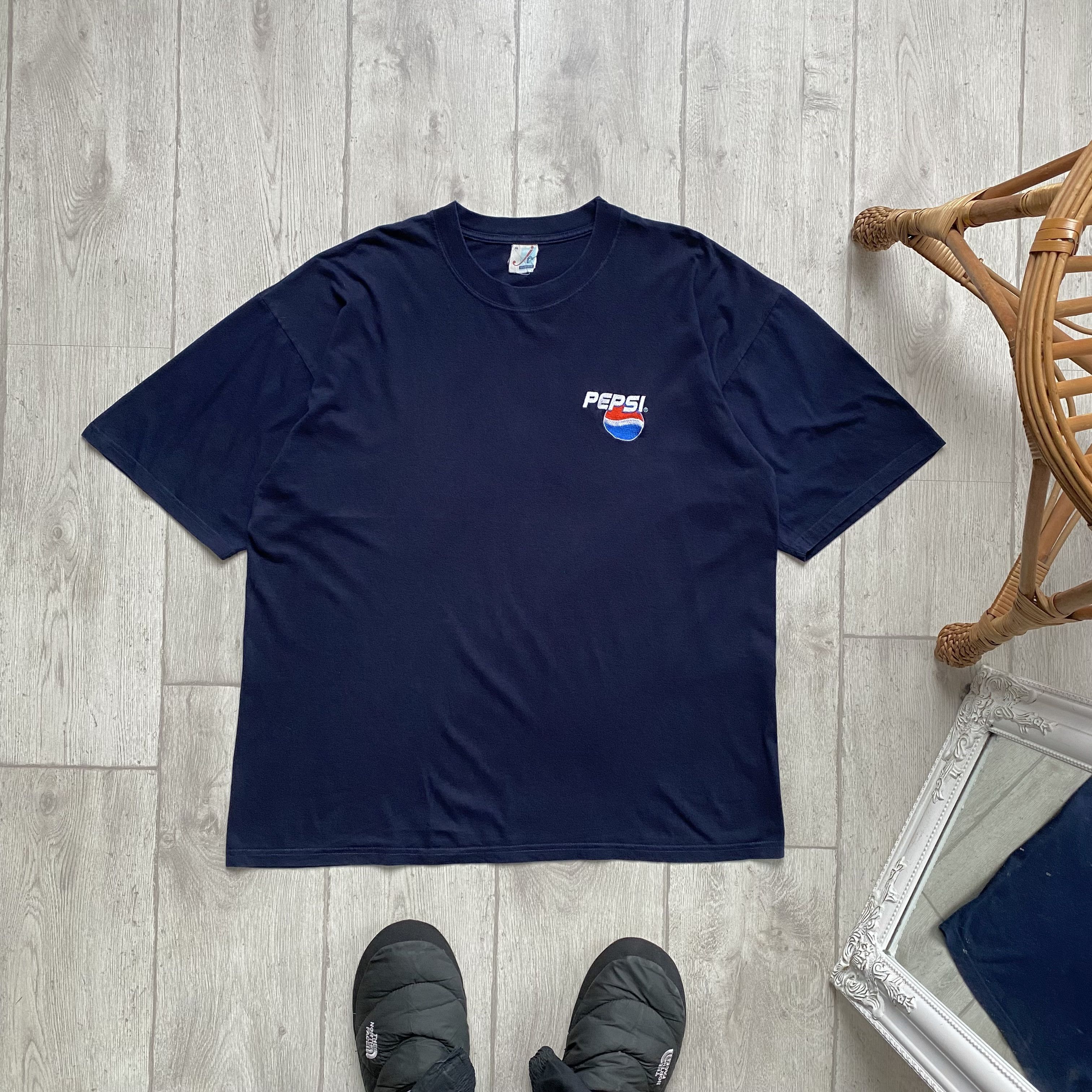 Pepsi 🥤 Vintage 1990s Pepsi promo Tee Size US XL / EU 56 / 4 - 1 Thumbnail