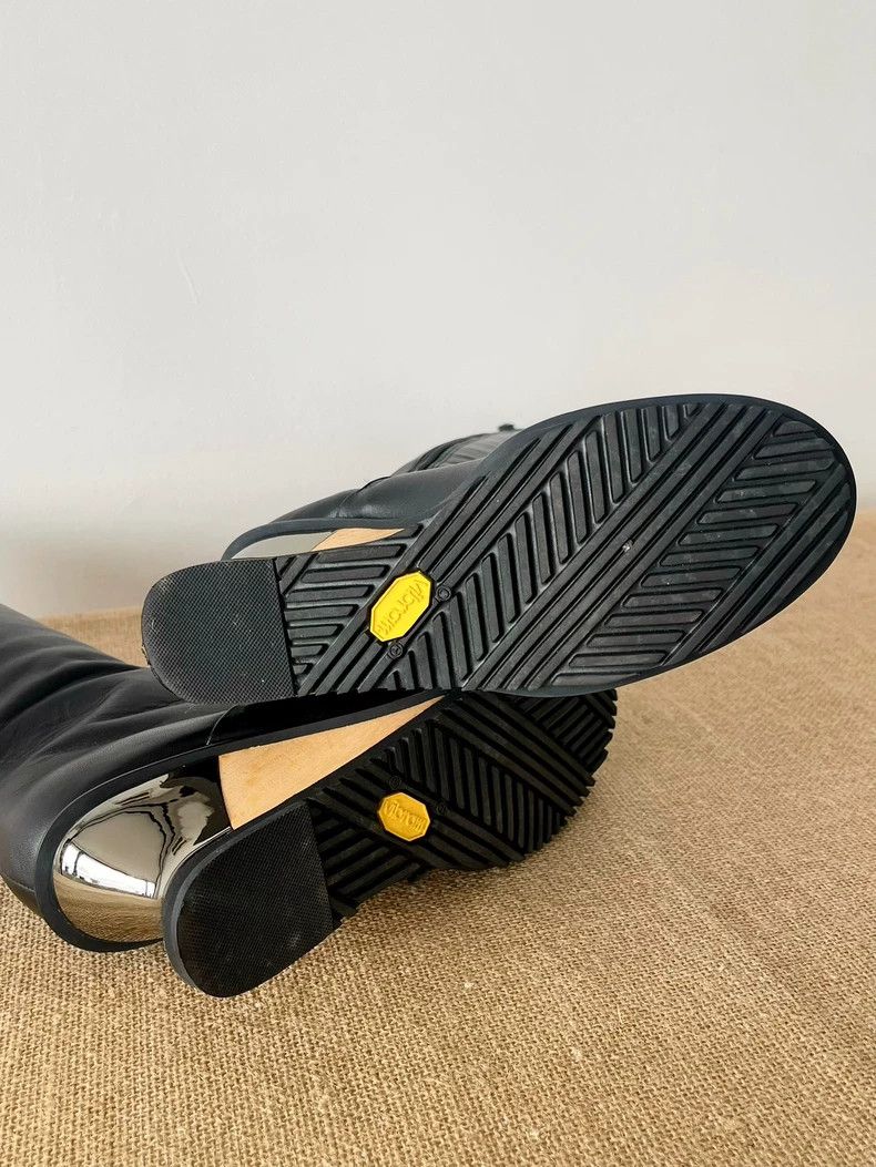 Issey Miyake Issey Miyake Mirror wedge heel knight boots Size US 5.5 / IT 35.5 - 8 Thumbnail