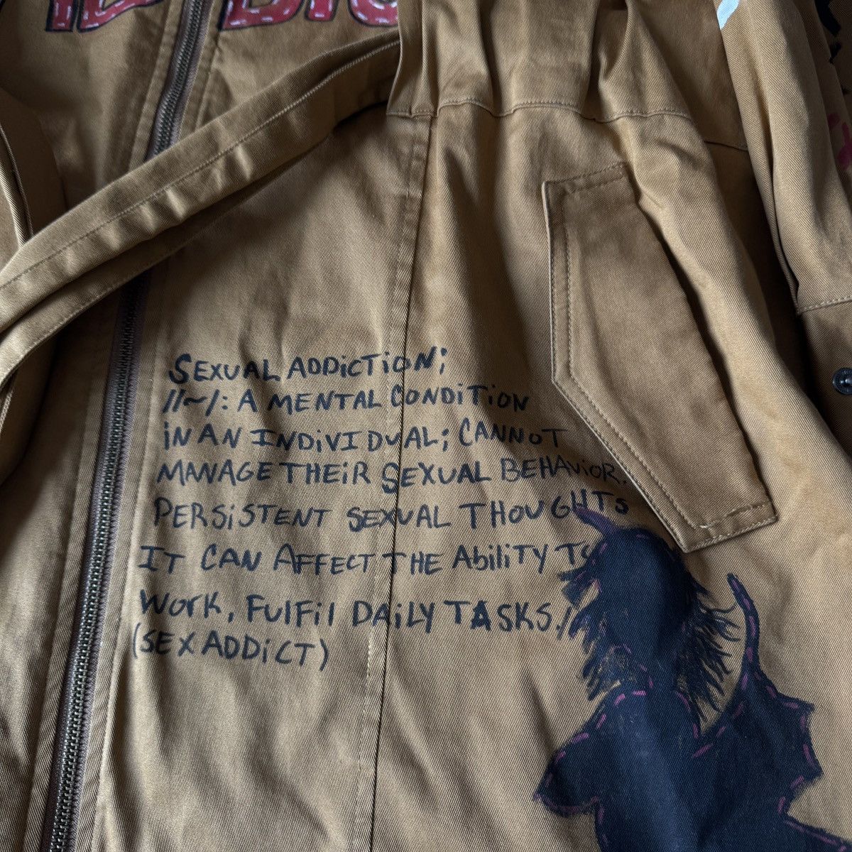 Vintage Vintage Sex Addiction Custom Jacket Size US L / EU 52-54 / 3 - 4 Thumbnail