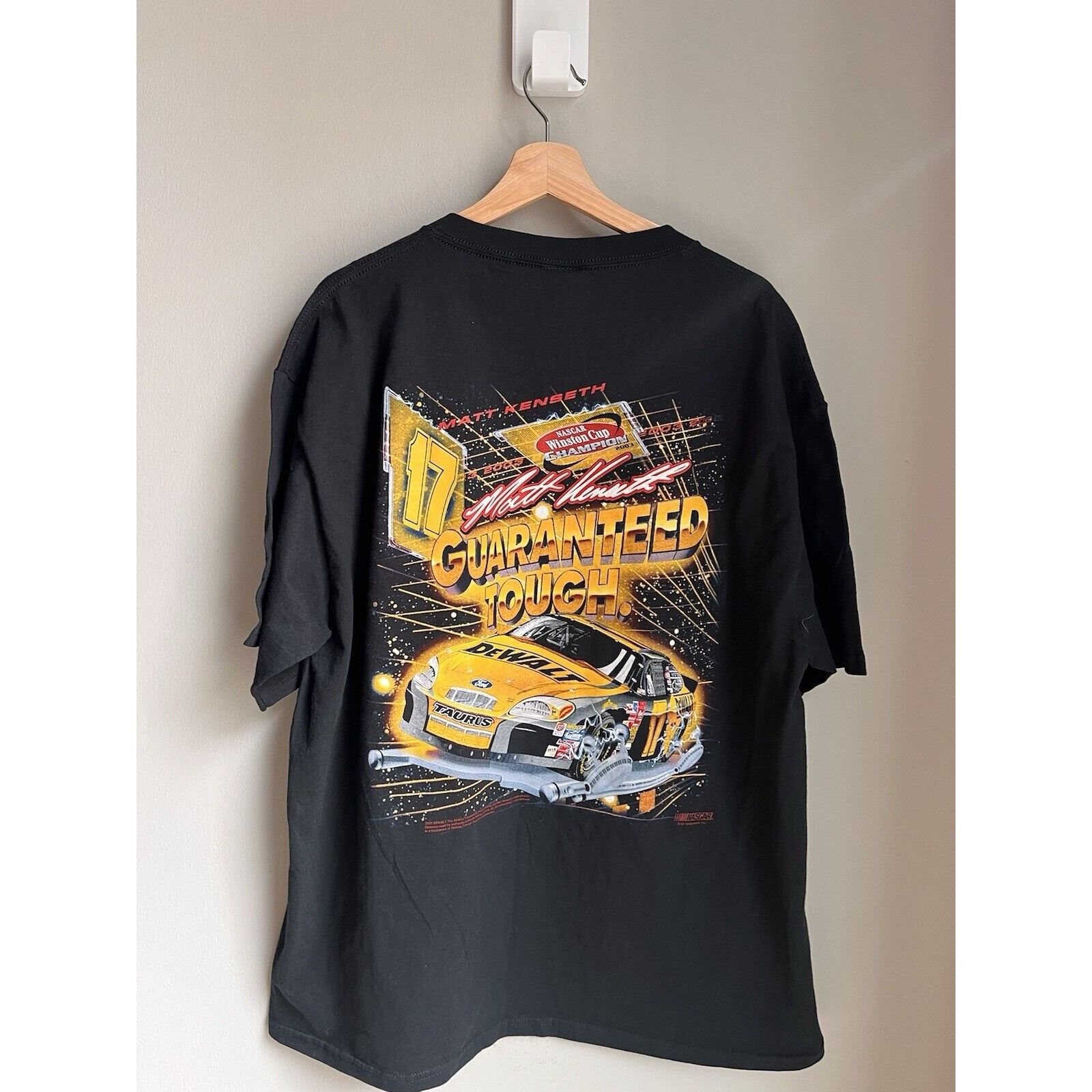 NASCAR VINTAGE NASCAR RACING WINSTON CUP MATT KENSETH #17 T SHIRT Size US XL / EU 56 / 4 - 4 Thumbnail