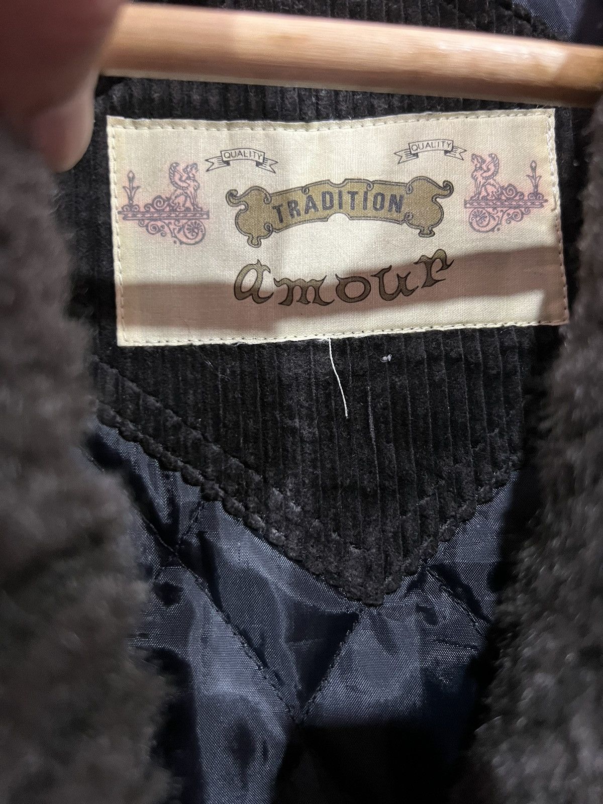 Japanese Brand × Other 🔥 AMOUR FUR COLLAR CROPED CORDUROY JACKET Size M / US 6-8 / IT 42-44 - 5 Thumbnail
