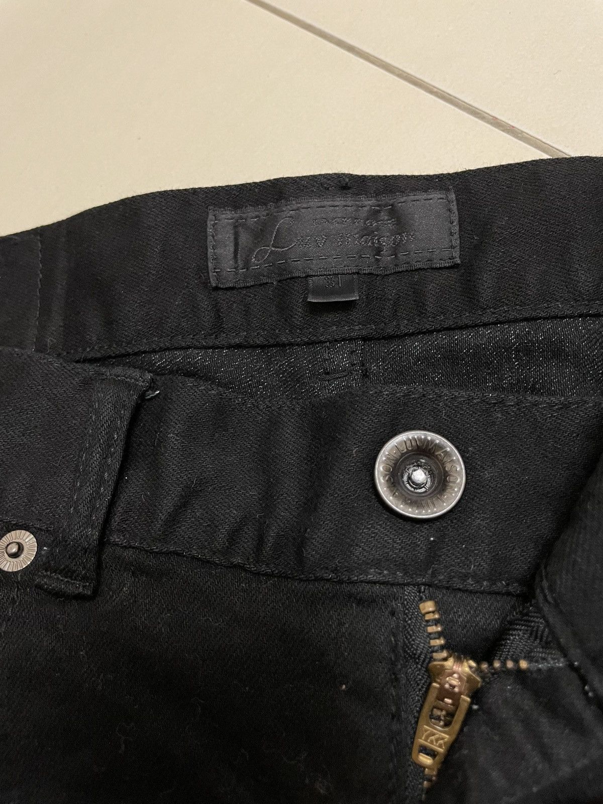 Japanese Brand Jackrose Luv Maison Distressed Jeans Size US 33 - 10 Thumbnail