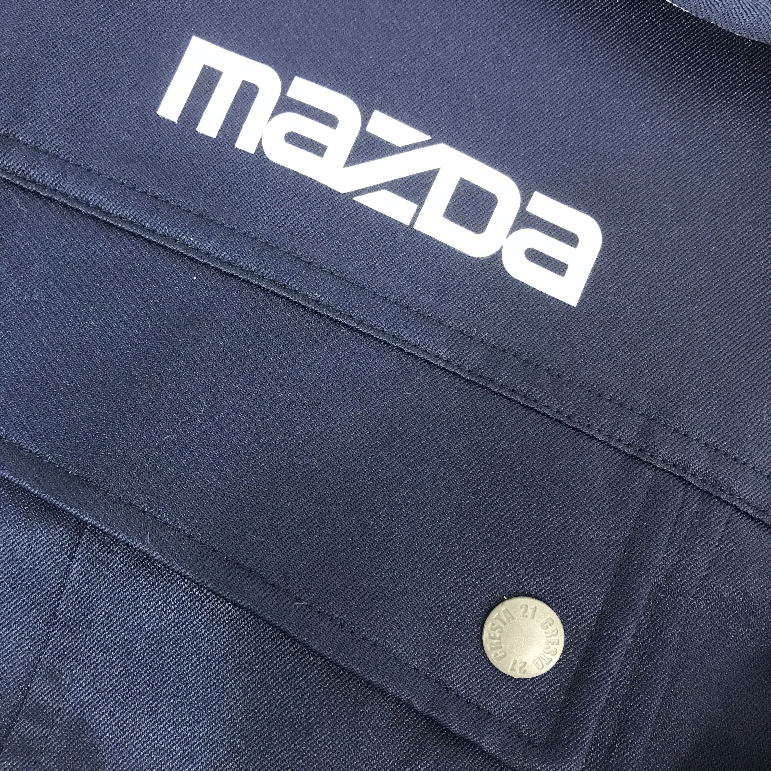 Japanese Brand Vtg Mazda Racing Motorsport uniform custom jacket K64B11 Size US L / EU 52-54 / 3 - 11 Thumbnail
