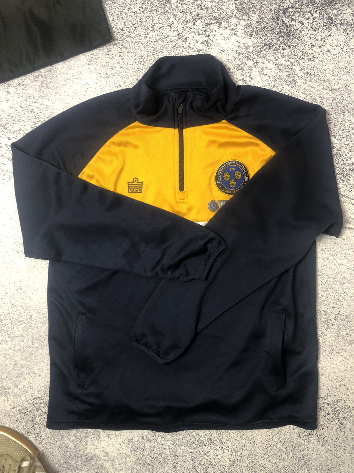 Vintage Vintage 1/4 zip admiral soccer jersey usa men’s size L Size US L / EU 52-54 / 3 - 4 Thumbnail