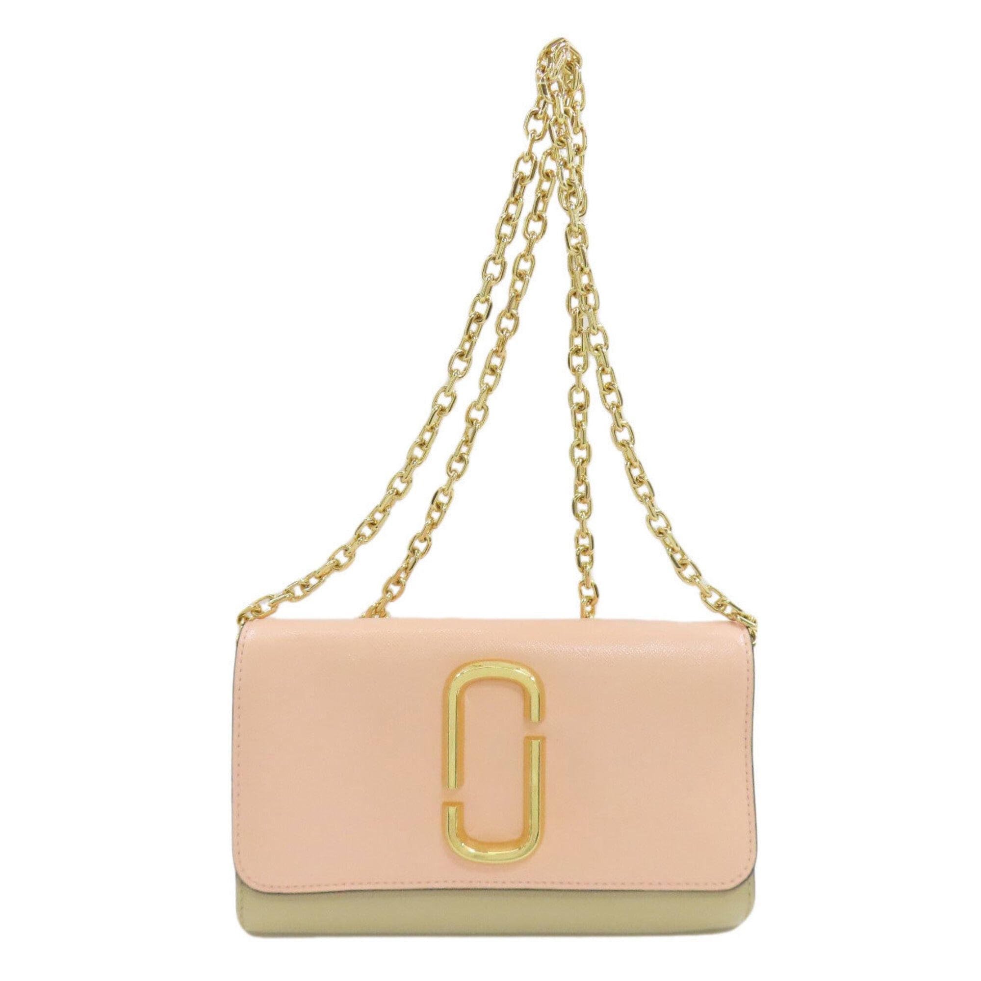 Marc Jacobs Marc Jacobs Chain Shoulder Wallet, Double J Design, Long Leather, Women's Size ONE SIZE - 1 Thumbnail