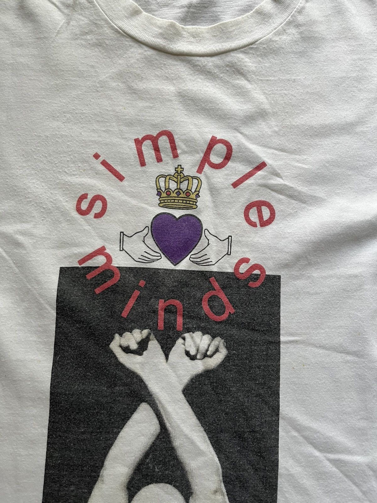Band Tees × Vintage Simple Minds 1989 street fighting years tour tshirt Size US L / EU 52-54 / 3 - 3 Thumbnail