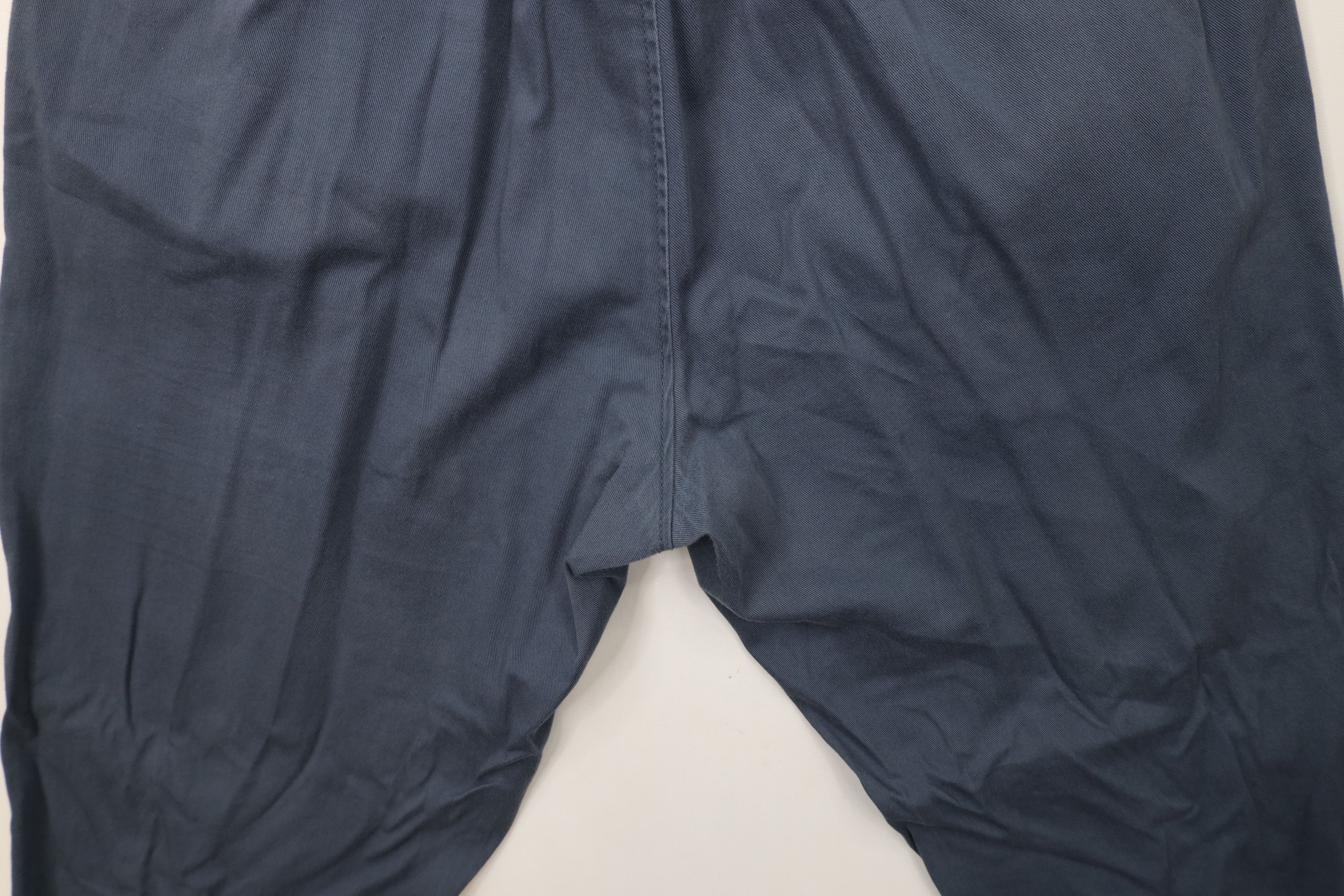 J.Crew × Vintage J Crew Sutton Straight Leg Chino Pants Trousers Blue Cotton Size US 34 / EU 50 - 13 Thumbnail