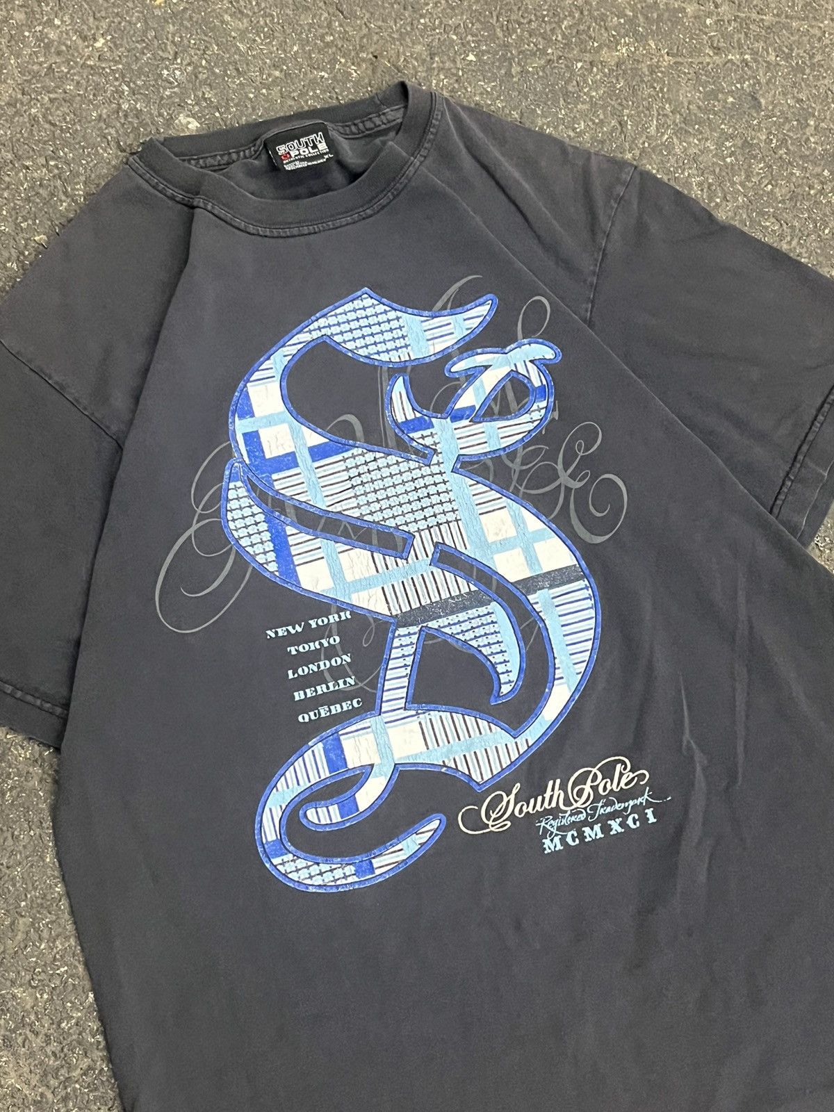 Southpole × Vintage Southpole y2k streetwear tee shirt hiphop rare skater faded Size US XL / EU 56 / 4 - 3 Thumbnail