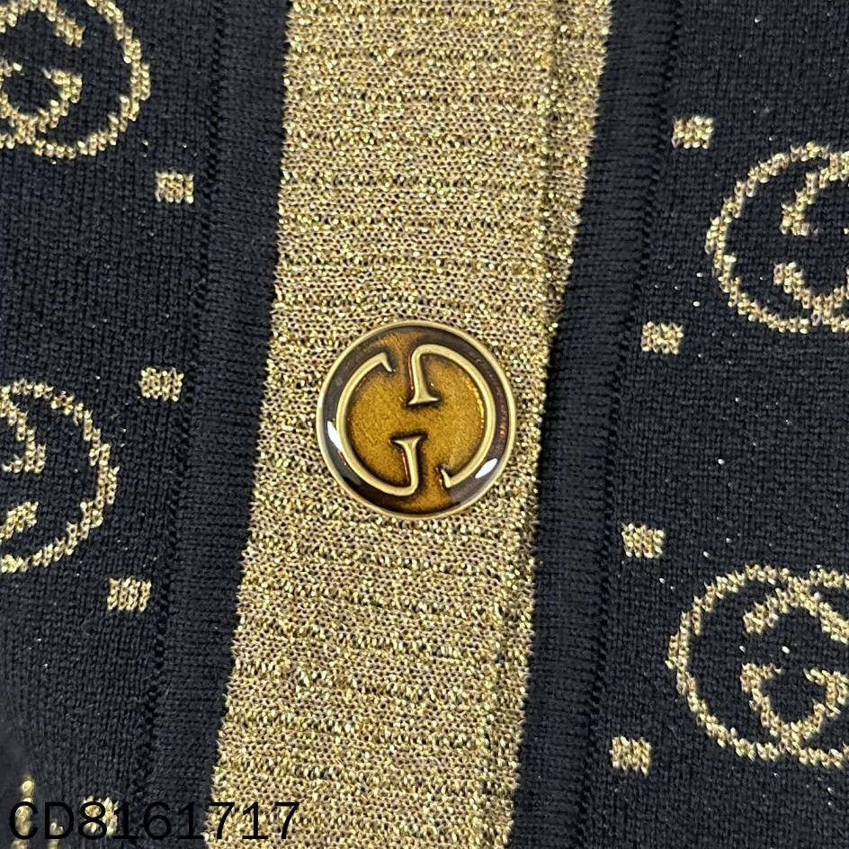 Gucci GUCCI Gold-Thread Jacquard All-Over Print Cardigan S Size S / US 4 / IT 40 - 4 Thumbnail