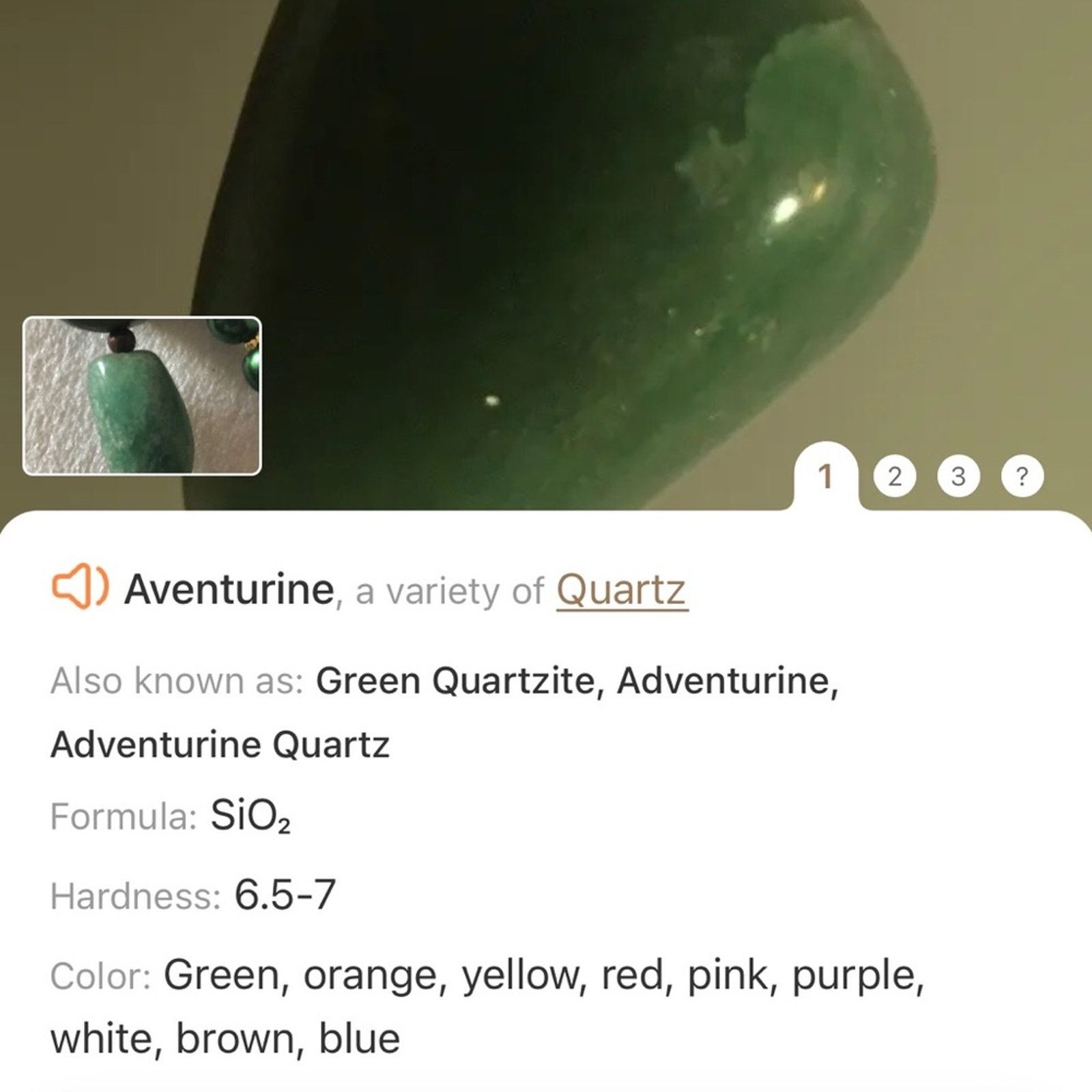 Handmade Handcrafted repurpose double strand aventurine necklace Size ONE SIZE - 9 Thumbnail