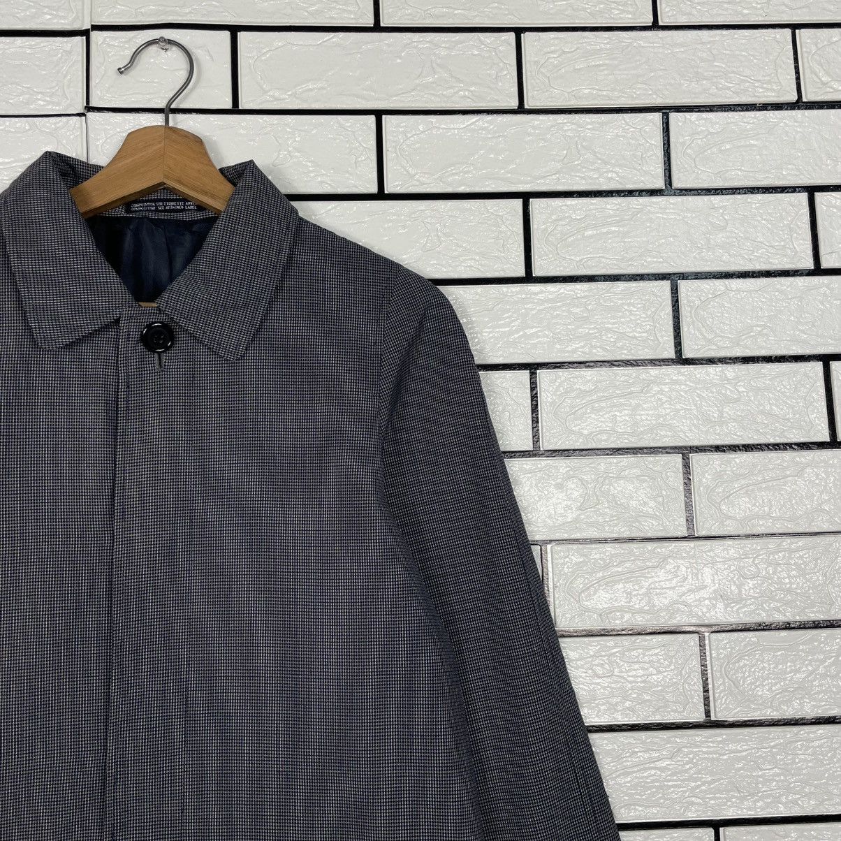 Japanese Brand Ined Houndstooth Coat Size S / US 4 / IT 40 - 6 Thumbnail
