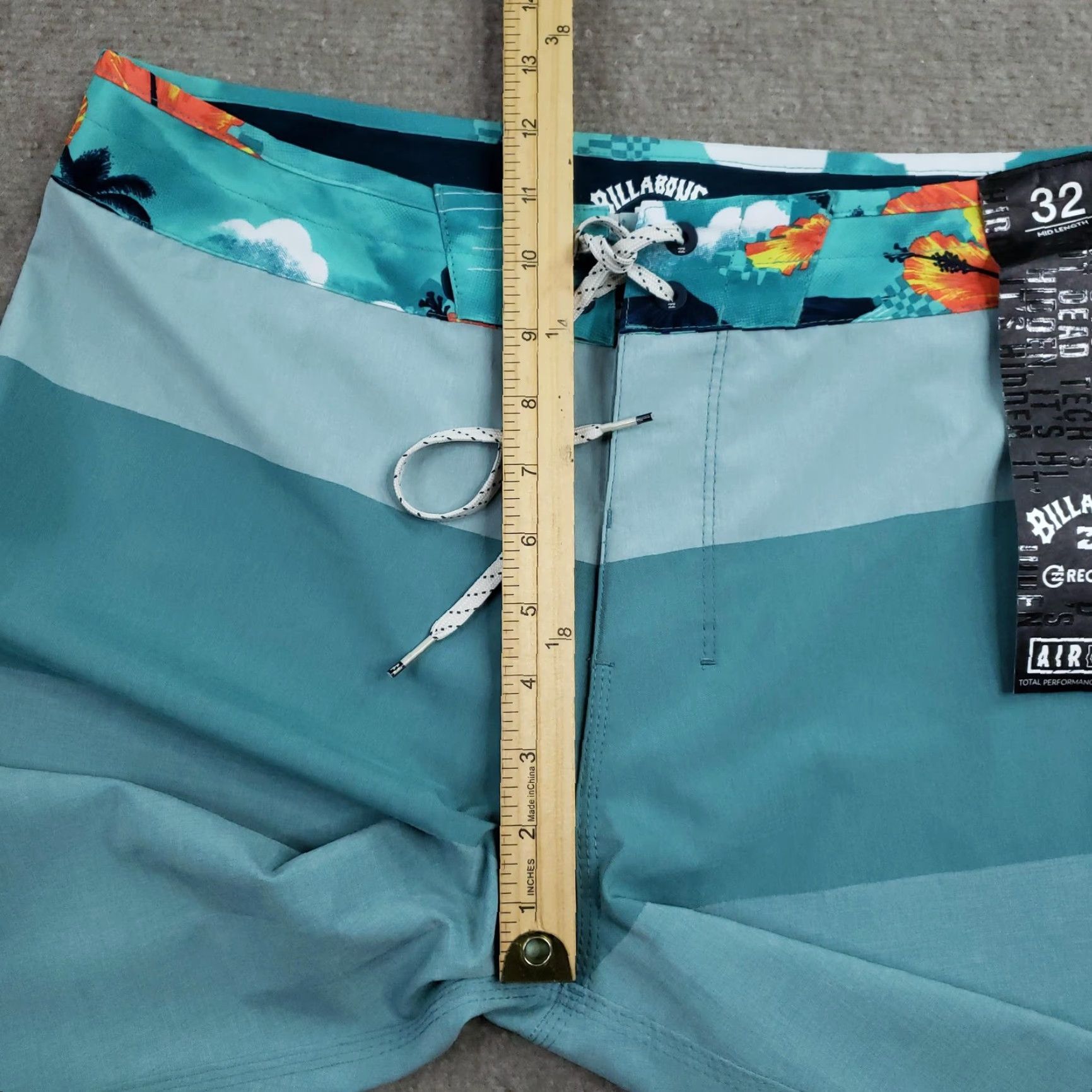 Billabong Billabong Mens Board Shorts 32 Blue Colorblock Quick Dry Stretch Drawstring Back Pocket Surfing Flight Size US 32 / EU 48 - 7 Thumbnail