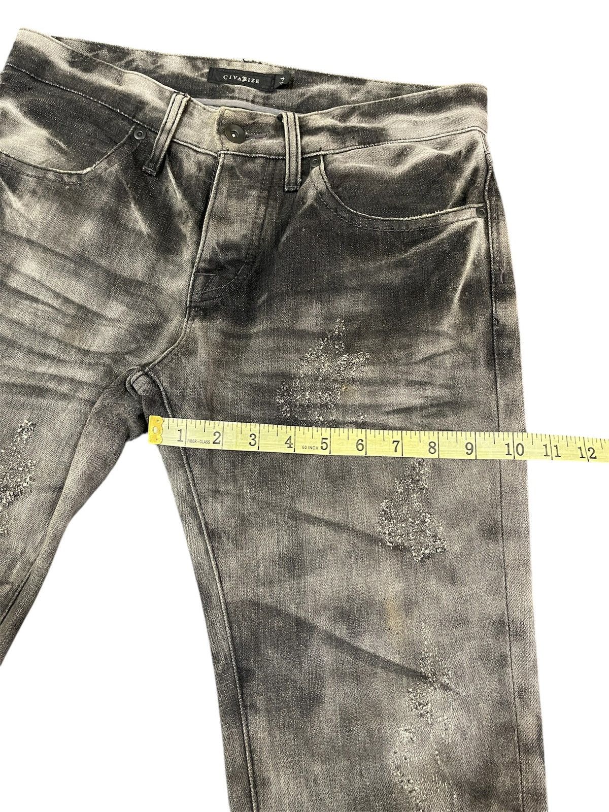 CIVARIZE × If Six Was Nine × Japanese Brand 🔥Rare🔥CIVARIZE Distressed Flare Jeans Size US 31 - 12 Thumbnail