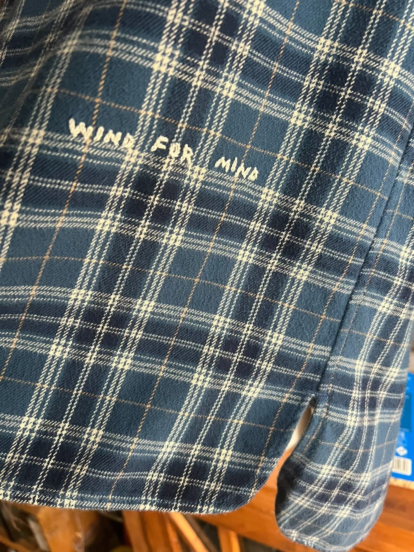 Porter Classic Porter Classic Indigo Plaid Long Shirt Size US M / EU 48-50 / 2 - 4 Thumbnail