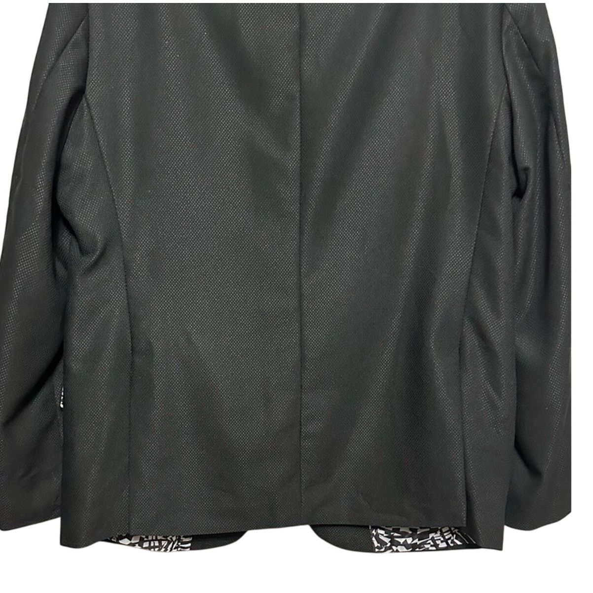 Savile Row Savile Row Suit Jacket Two Button Single Breasted Black 44R Size 44R - 6 Thumbnail