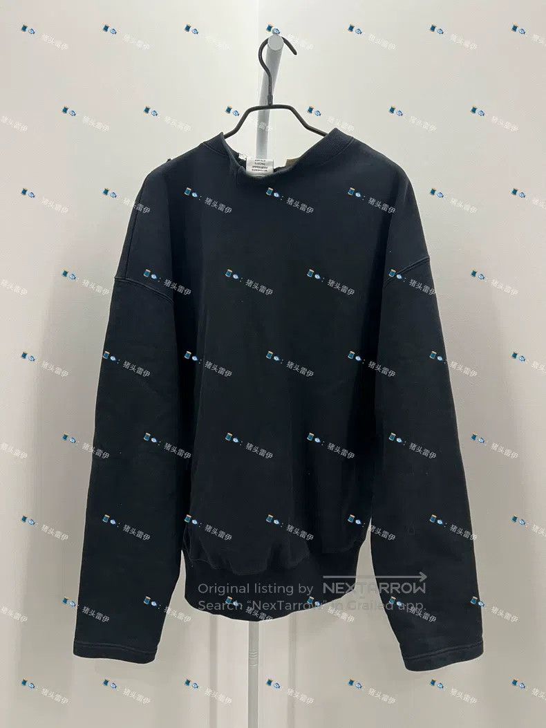 Vetements Vetements Ripped silhouette black top hoodie Size US XS / EU 42 / 0 - 3 Thumbnail