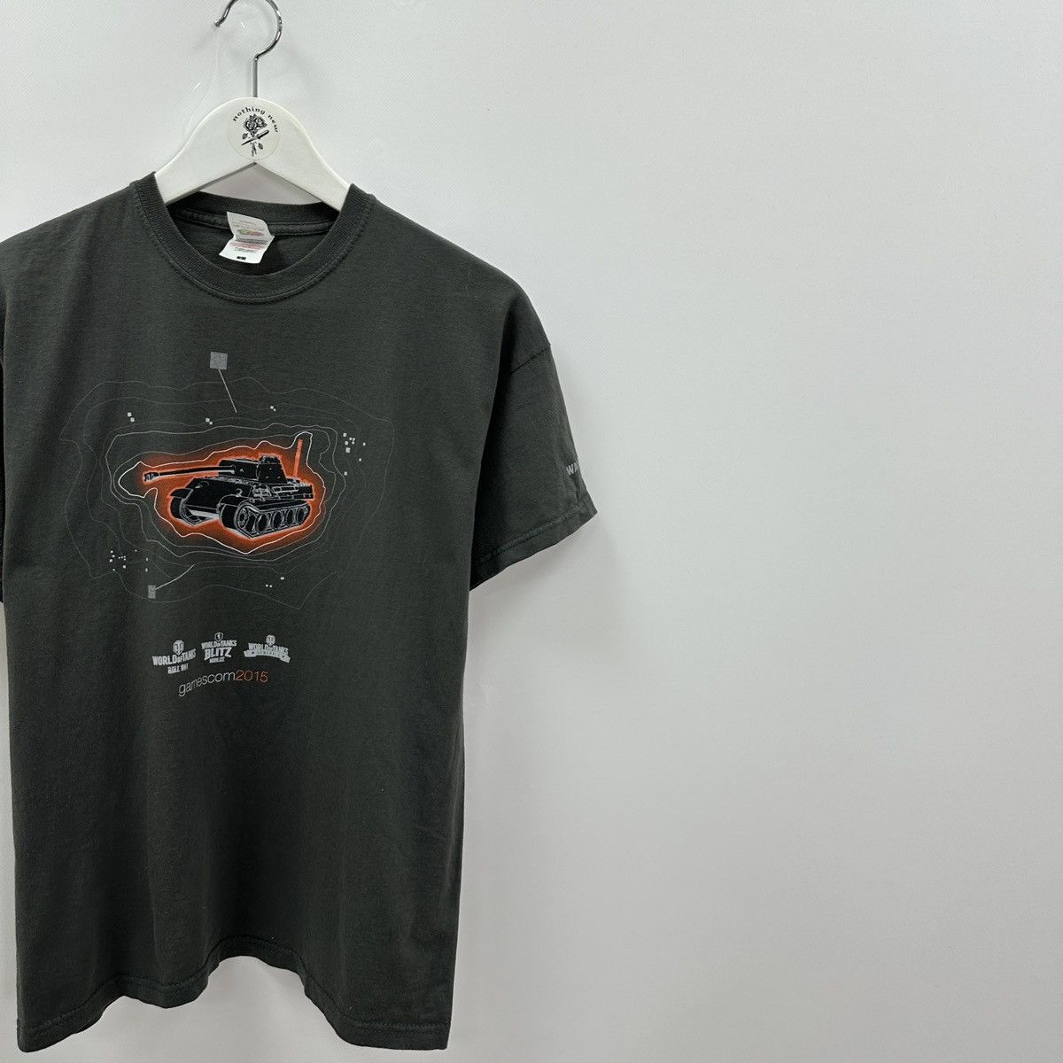 The Game Vintage 00s World Of Tanks Warships WoT tee Gamescome 2015 Size US L / EU 52-54 / 3 - 3 Thumbnail