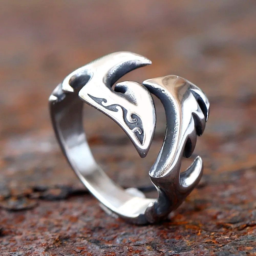 Jewelry Flame Ring Streetwear Jewelry Fashion Gift Size ONE SIZE - 5 Thumbnail