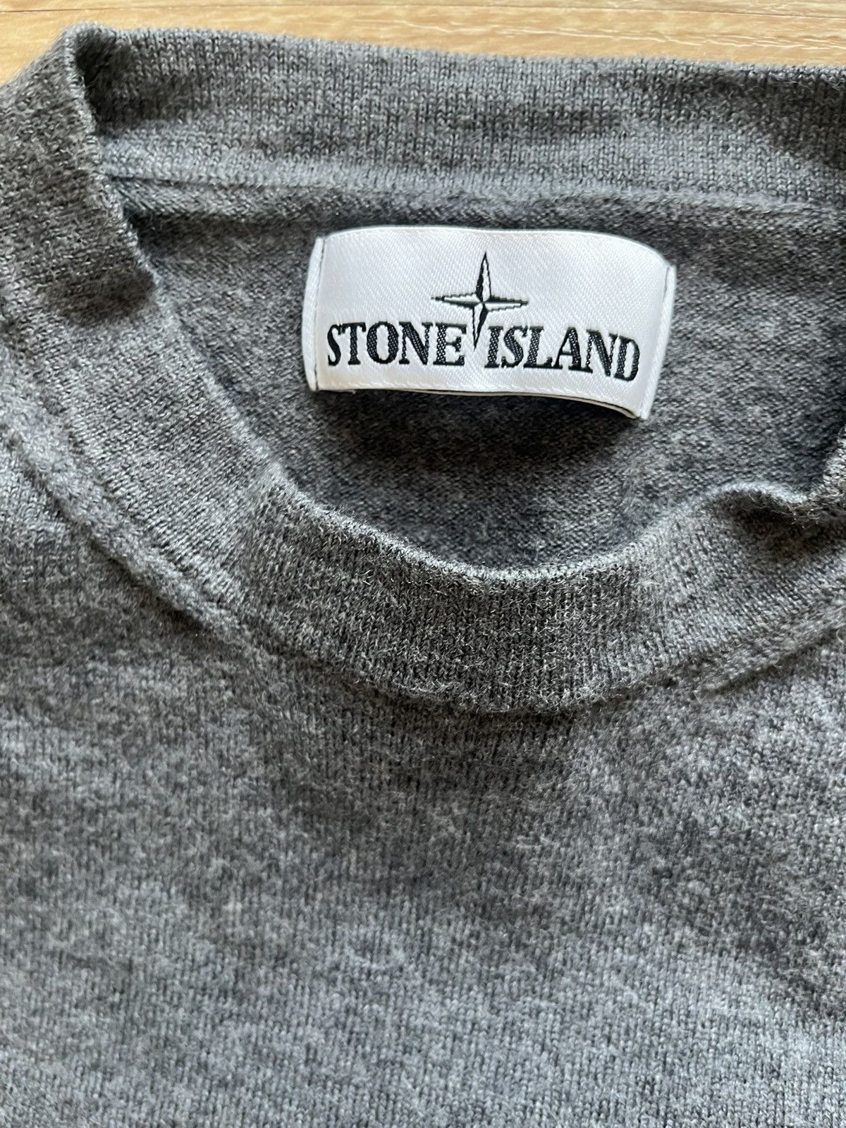 Stone Island Stone island gray wool sweater rare luxury designer Size US S / EU 44-46 / 1 - 5 Thumbnail
