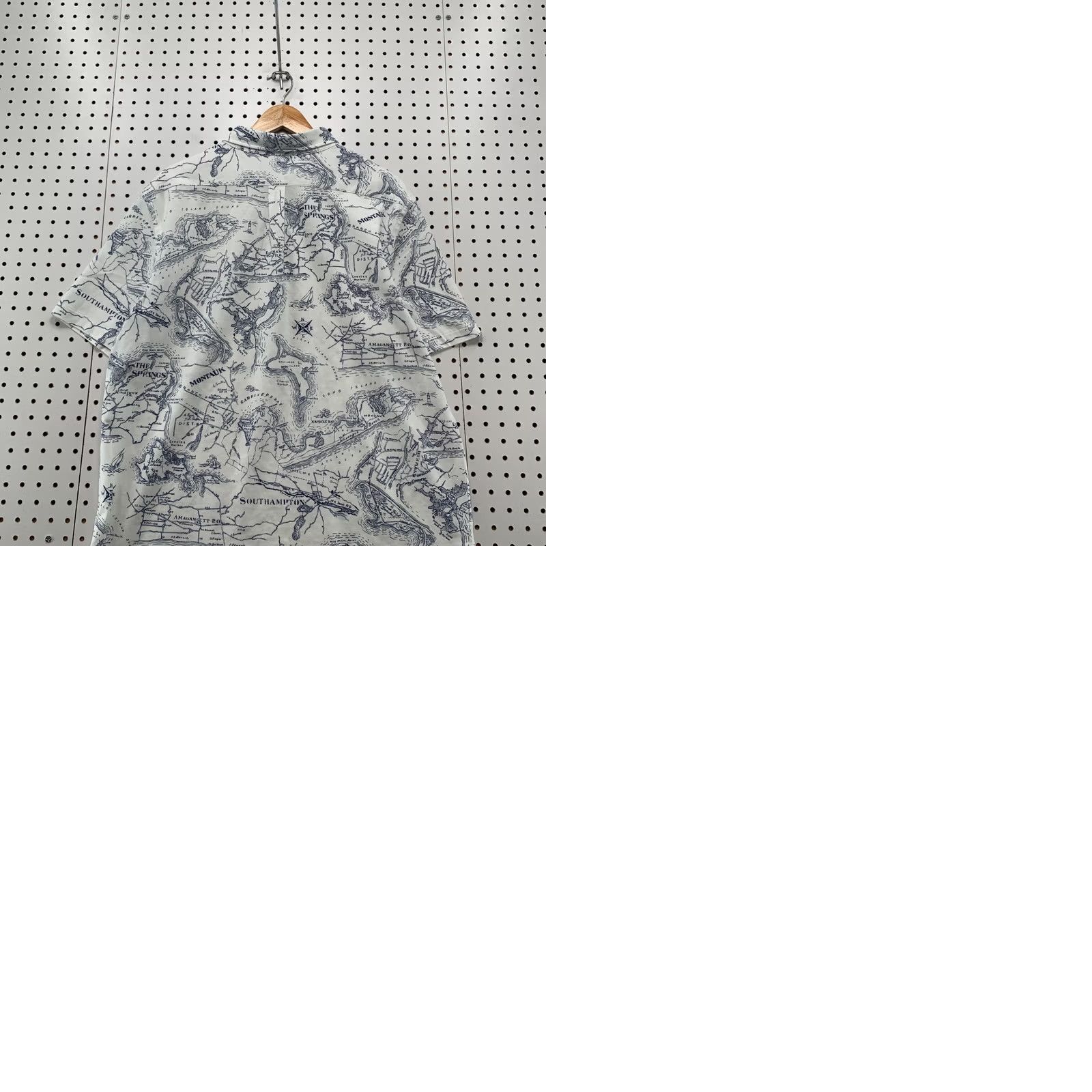 Ralph Lauren VINTAGE Ralph Lauren Shirt Mens XL White Collared Polo Hampton All Over Print 5x28 Size US XL / EU 56 / 4 - 10 Thumbnail