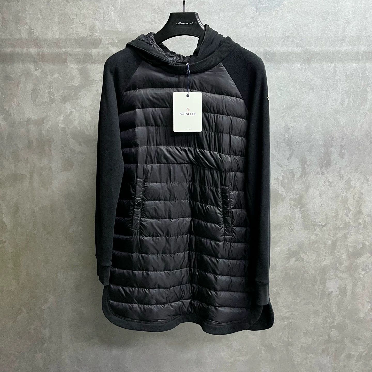 Moncler Moncler Classic Black Striped Hooded Sweatshirt Size US L / EU 52-54 / 3 - 1 Thumbnail