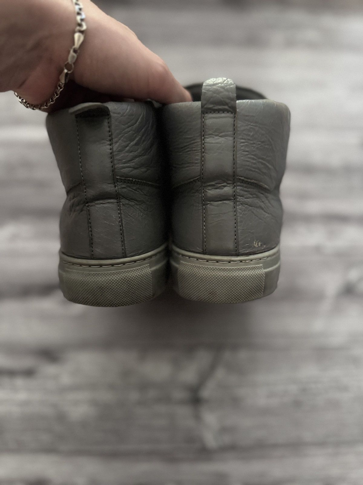 Balenciaga Balenciaga Arena High Top Sneakers Khaki Size 42 Size US 9 / EU 42 - 6 Thumbnail