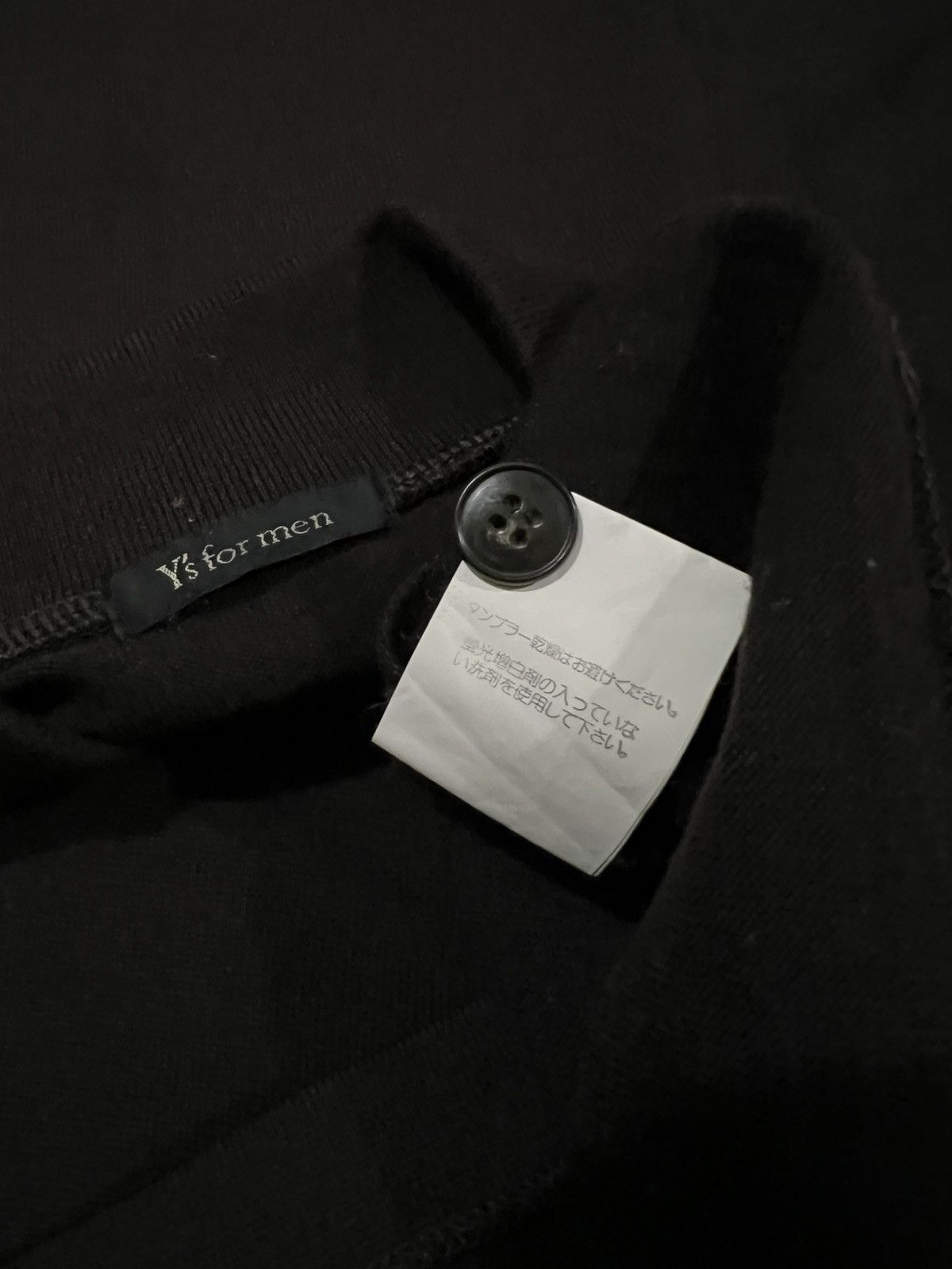 Yohji Yamamoto Vintage Yohji Yamamoto Laine Wool Half Button Knit Sweater Size US L / EU 52-54 / 3 - 8 Thumbnail