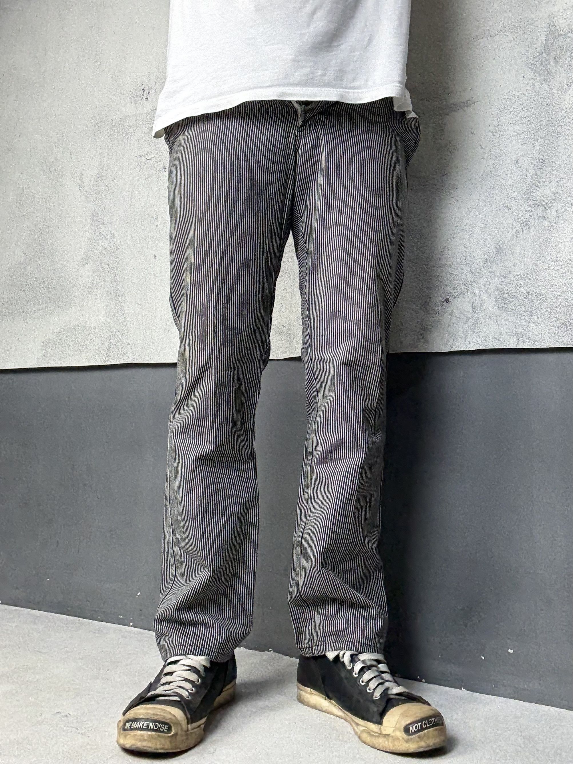 Comme des Garcons 2001 Comme Des Garcons Homme Plus Stripe Pants Size US 30 / EU 46 - 1 Thumbnail