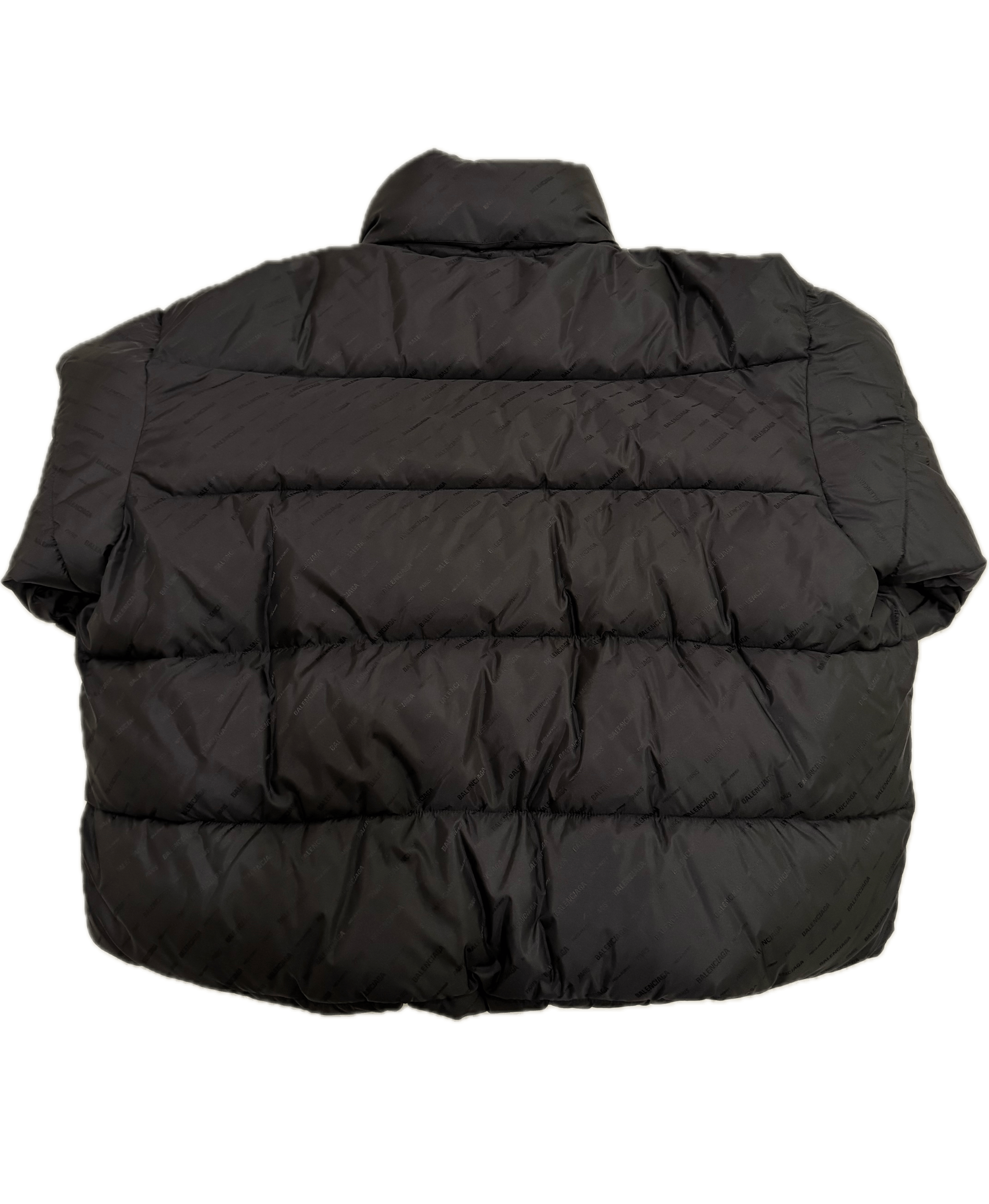 Balenciaga Balenciaga Oversized Quilted Logo Jacquard Puffer Jacket Size US L / EU 52-54 / 3 - 7 Thumbnail